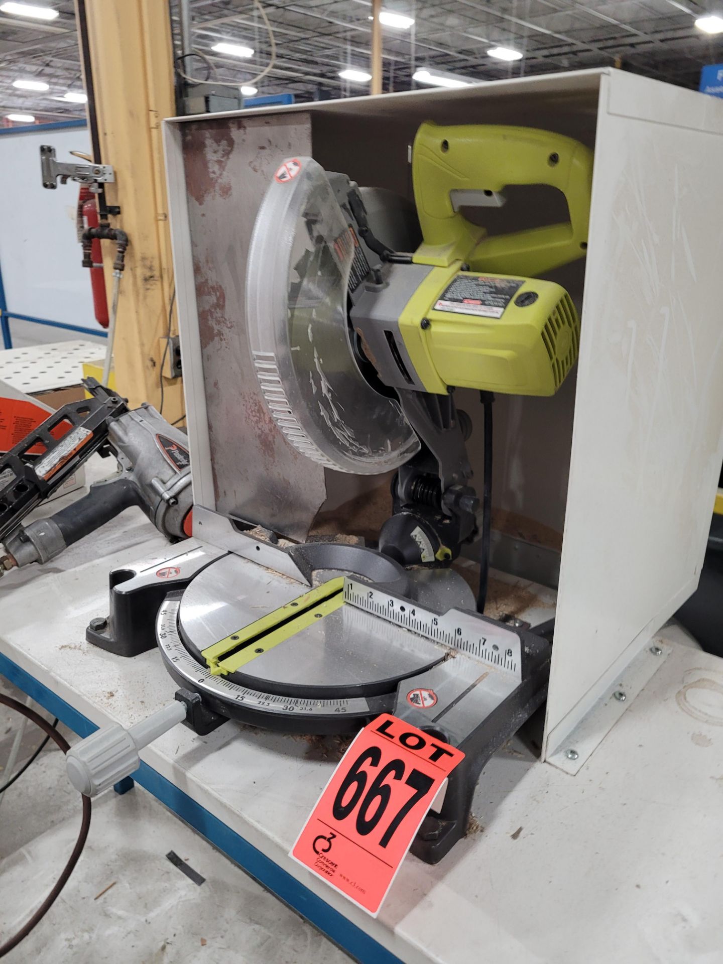 RYOBI mod. TS1345L 10" Compound Mitre Saw w/ laser - Image 2 of 3