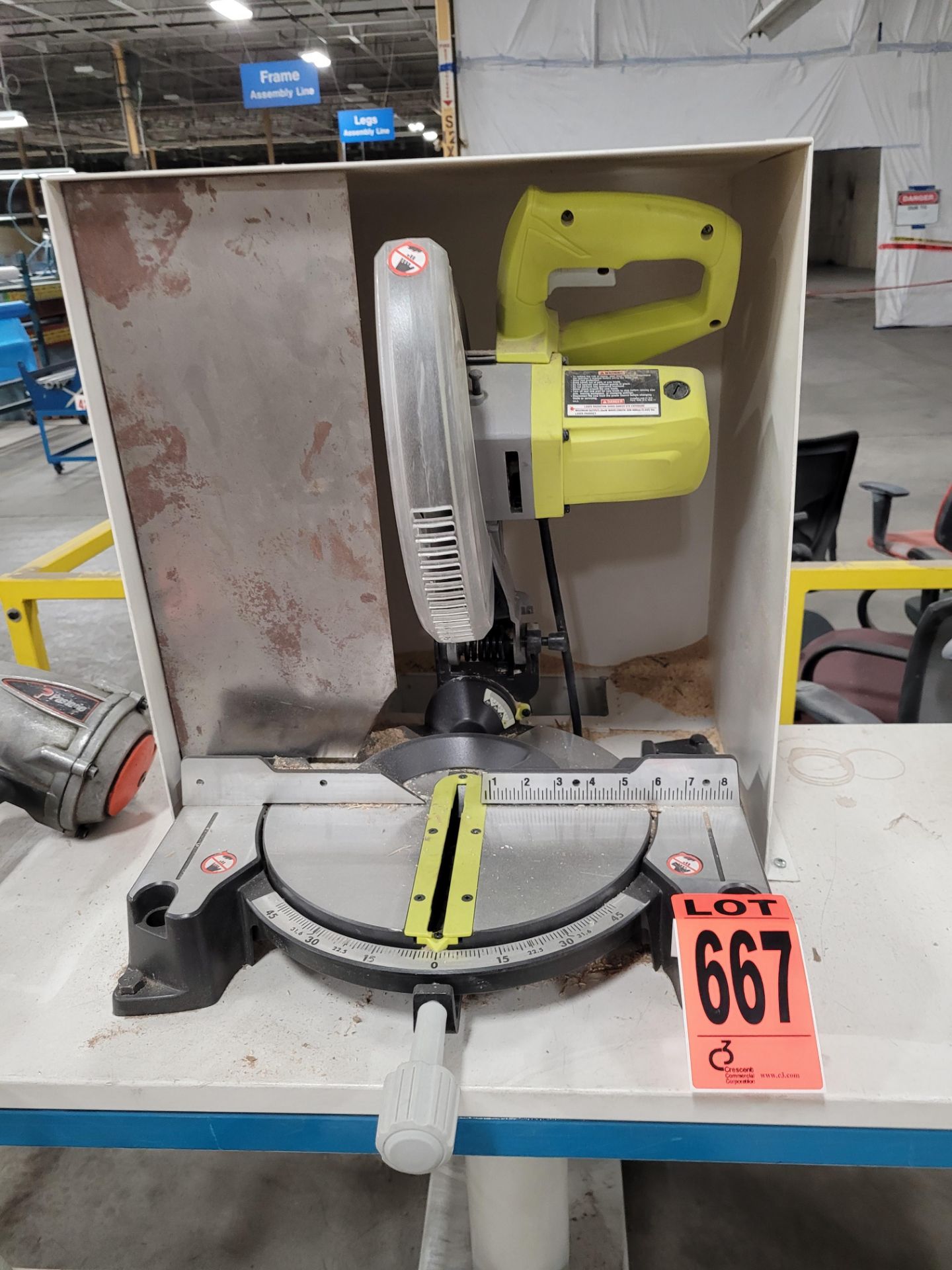 RYOBI mod. TS1345L 10" Compound Mitre Saw w/ laser