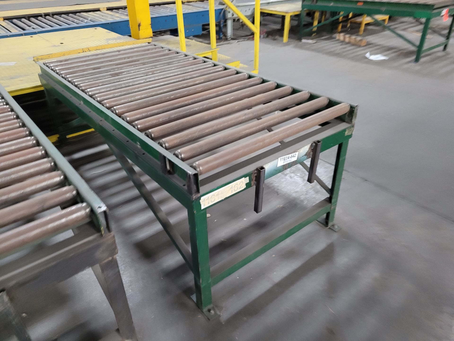 Lot of (3) manual roller conveyors - Image 3 of 3