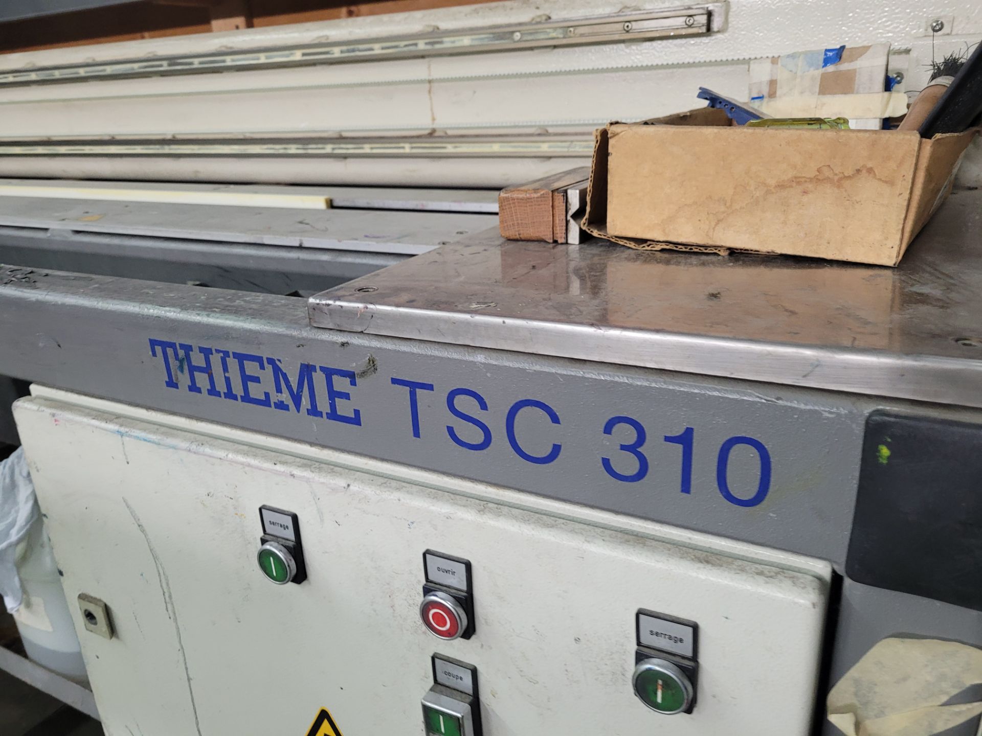 THIEME mod. TSC-310 Rotary Knife / Squeegee Cutter, 122" Length - Image 3 of 5