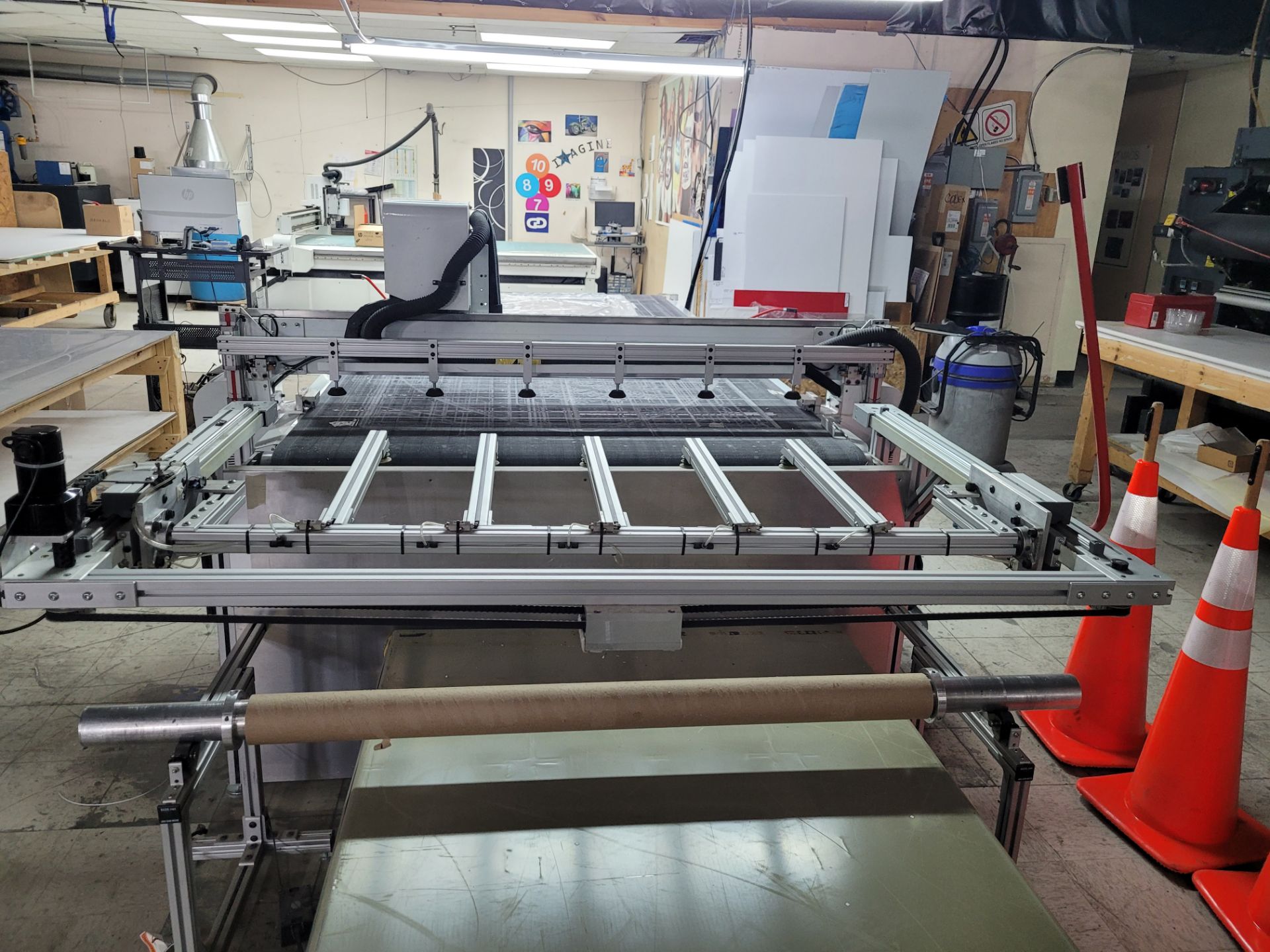 2017 COLEX SHARPCUT Flatbed CNC Router mod. FBCC 5x10, w/ (6) knives, PC hardware and any installed - Image 12 of 32