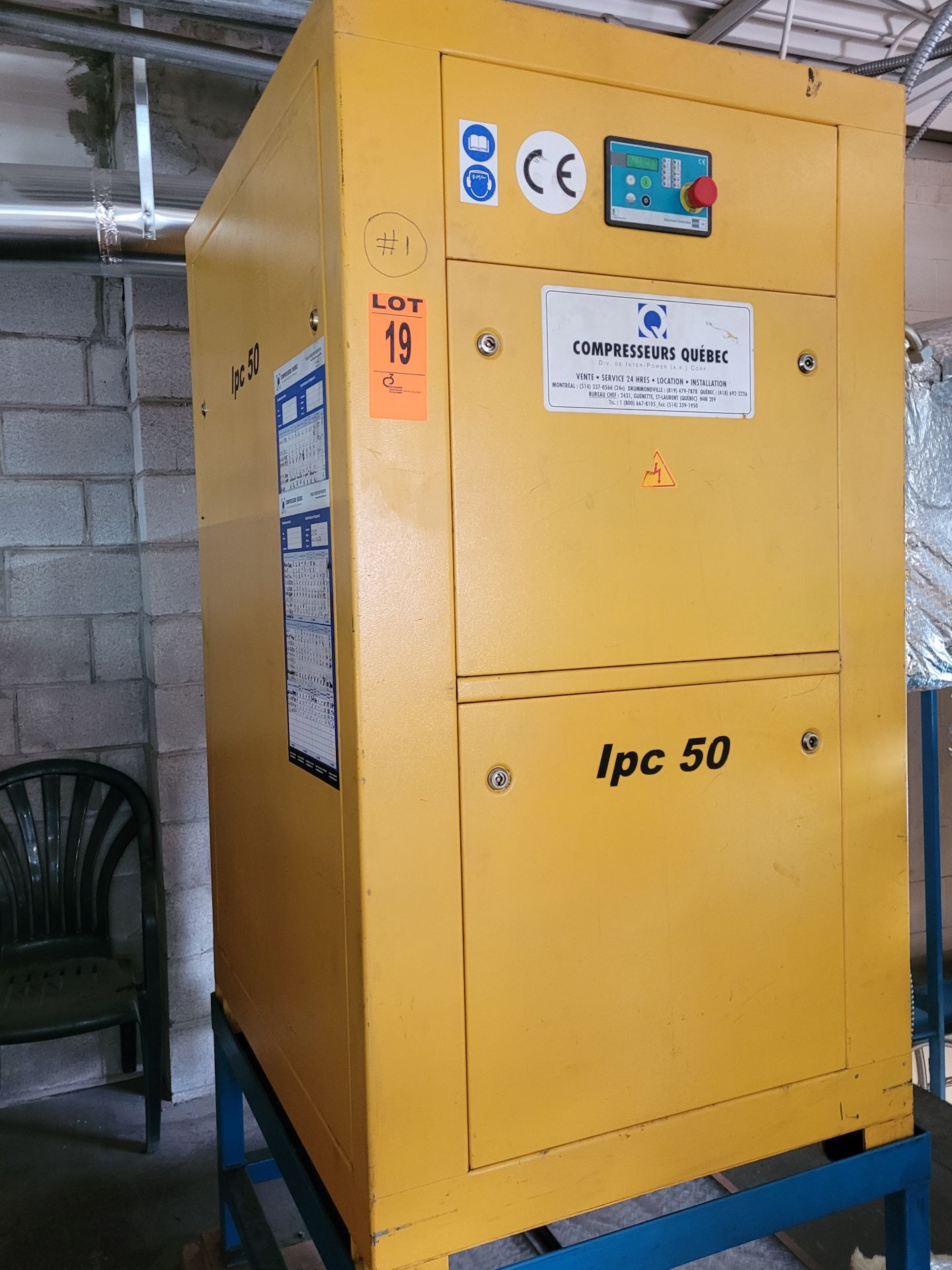 EQUIPAIR Air Compressor mod. IPc50 - Image 2 of 7