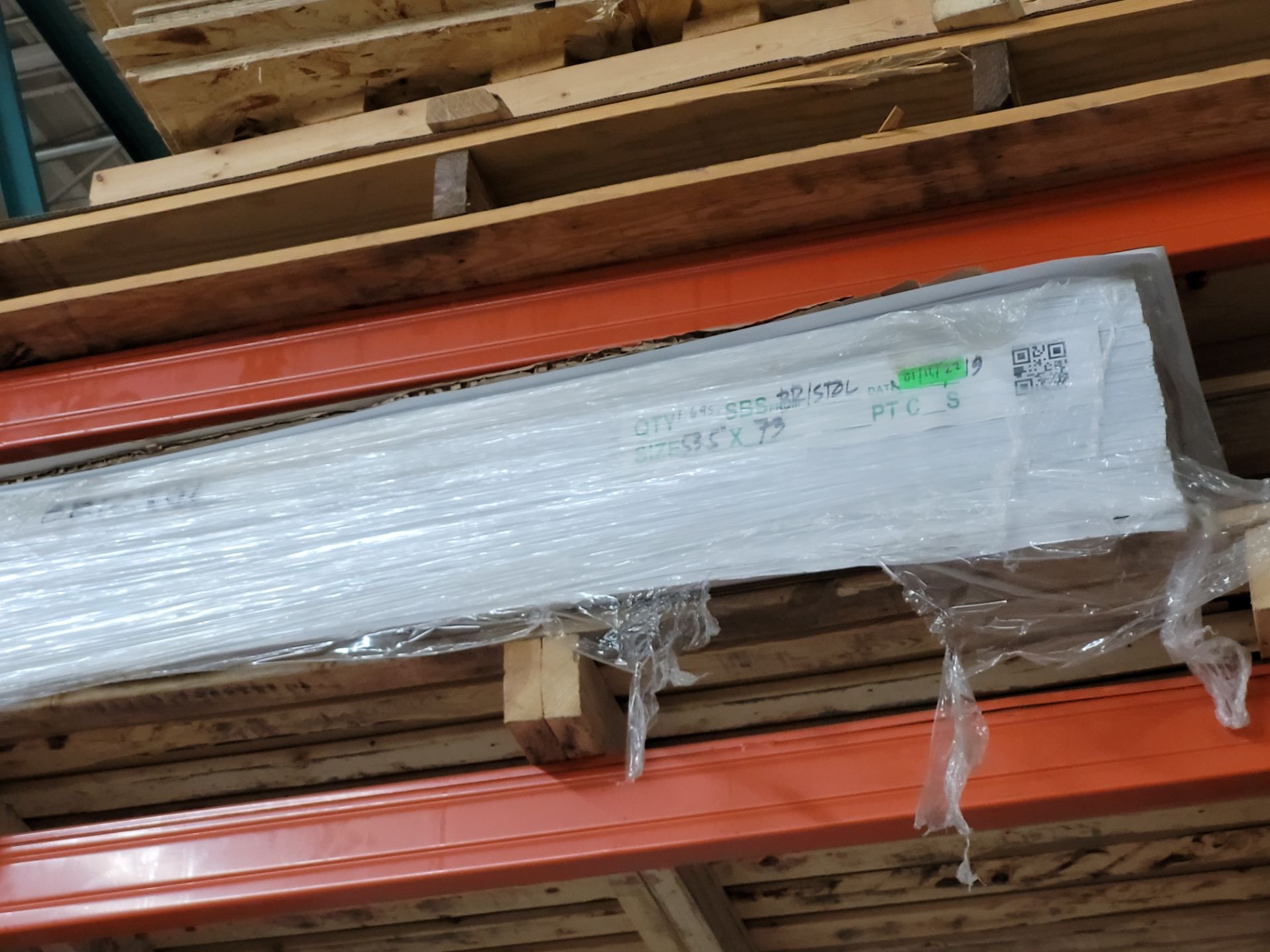 Lot of (4) Pallets and Contents of Sheets incl. STYREME PEF 20pt, 107/ct, 48x26, 4ct SINTRA 39.5x48 - Image 4 of 4