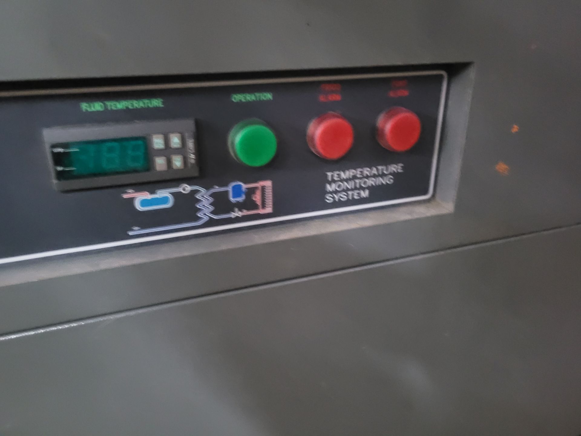 Section of THIEME 5070 Line - Screen-Printing Units, UV Dryer, Controls, Power Units, Platform - Image 10 of 15