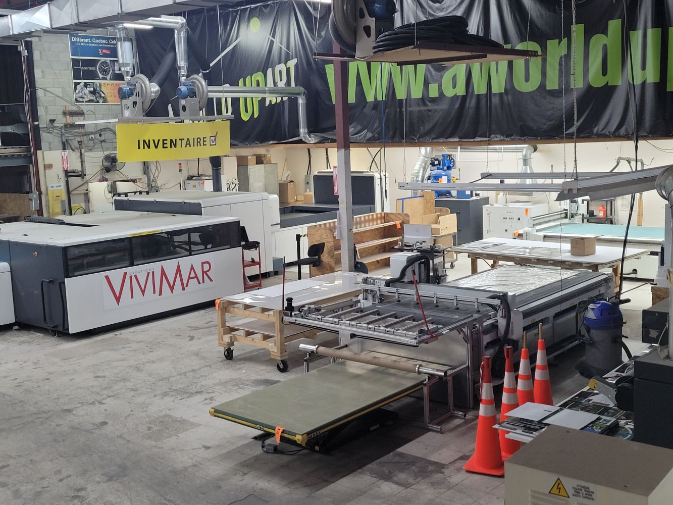 Commercial Printing & Screenprinting Facility in Montreal, QC - Formerly Creation Vivimar - Bankuptcy Auction, No Minimums or Reserves