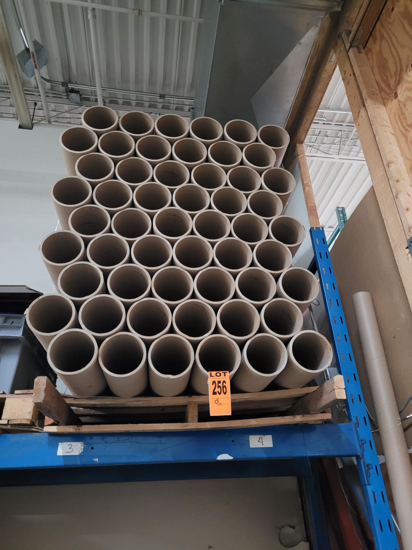 Lot of (54) Cardboard Cylinders, on pallet