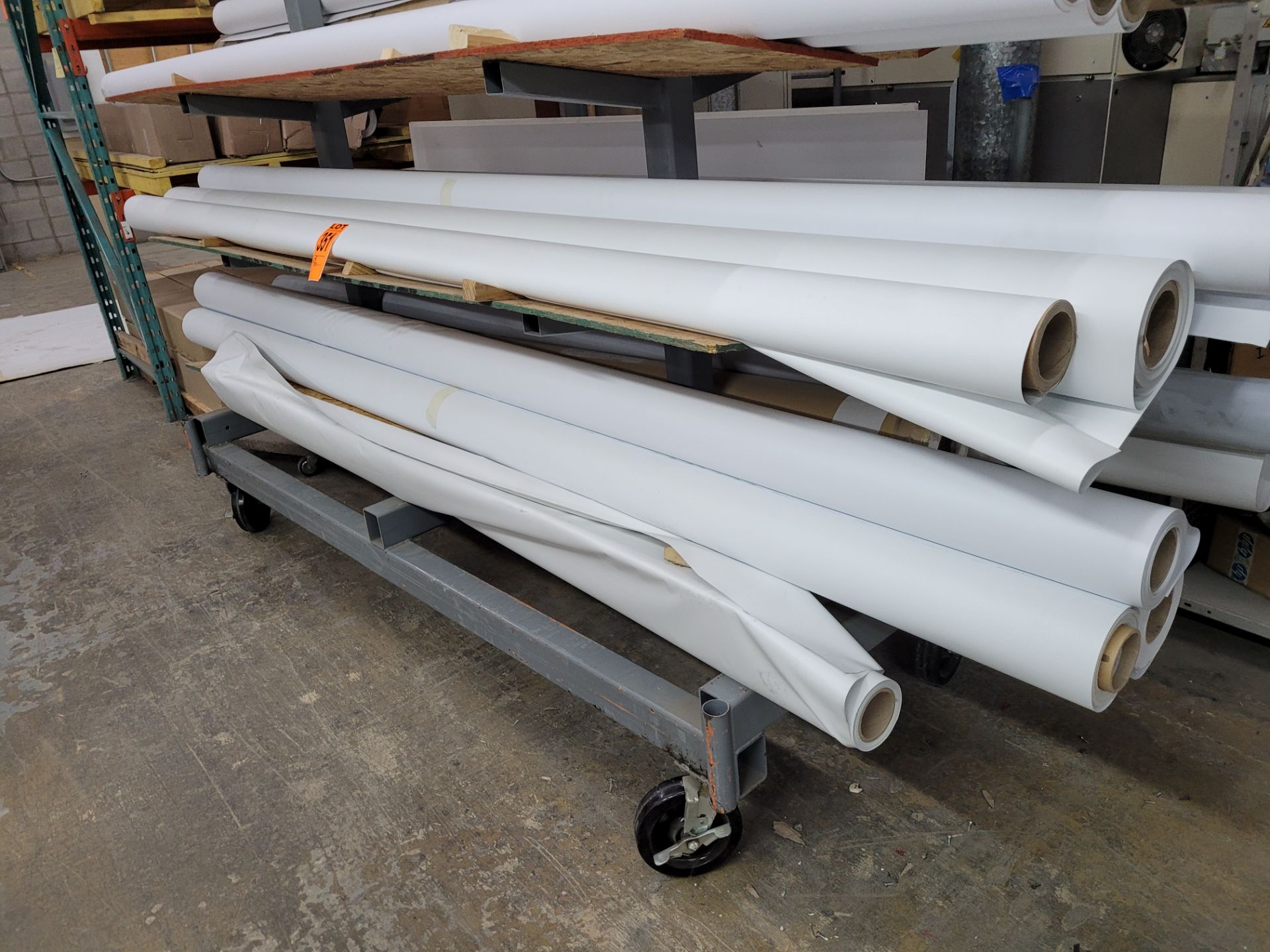 Lot of (12) rolls of Vinyl inventory incl. DURATEX PVC Banner mod. 728904, mod. SY15100D - Image 2 of 8