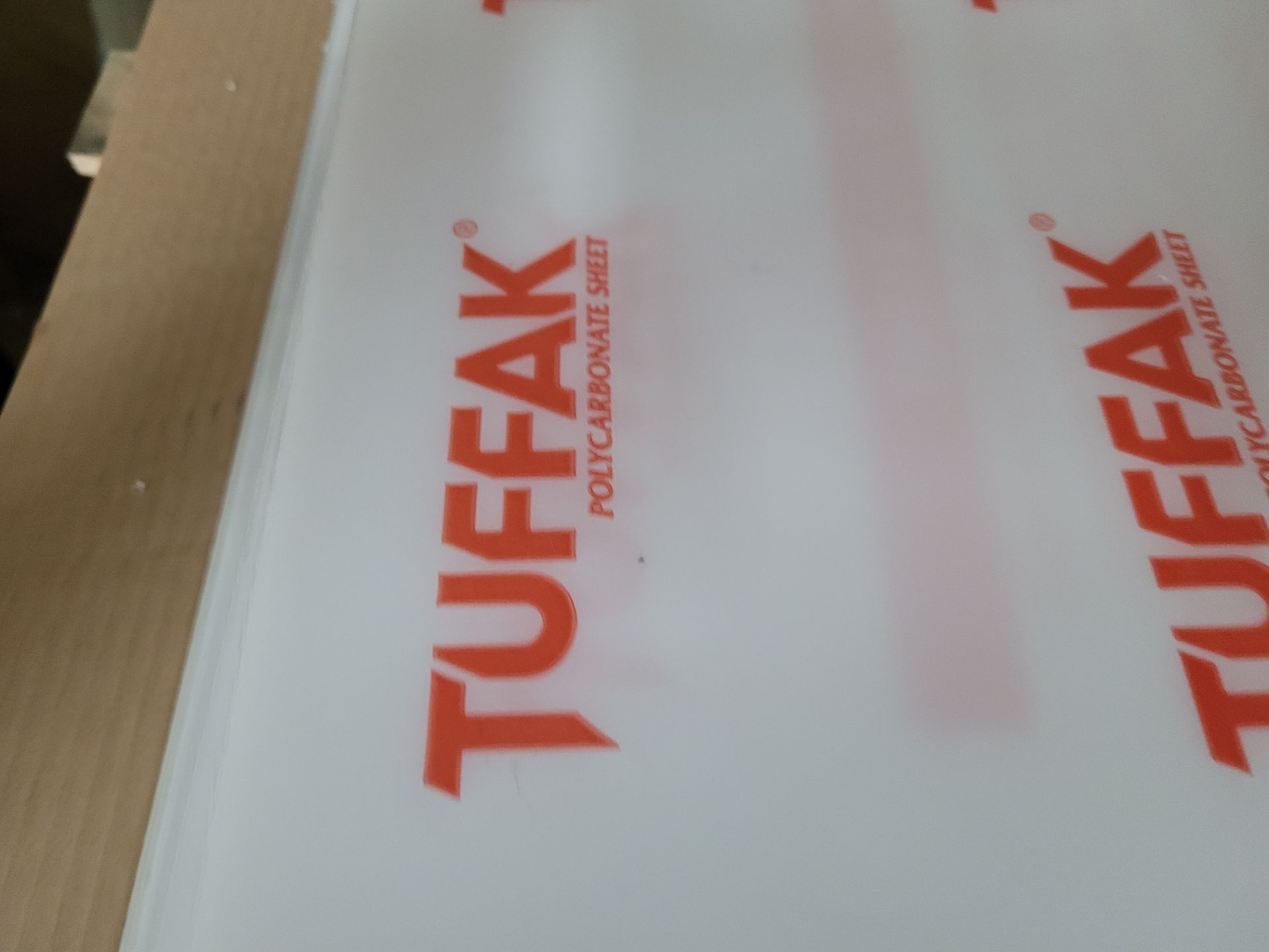 Lot of TUFAK Polycarbonate sheets, various sizes - Image 4 of 4