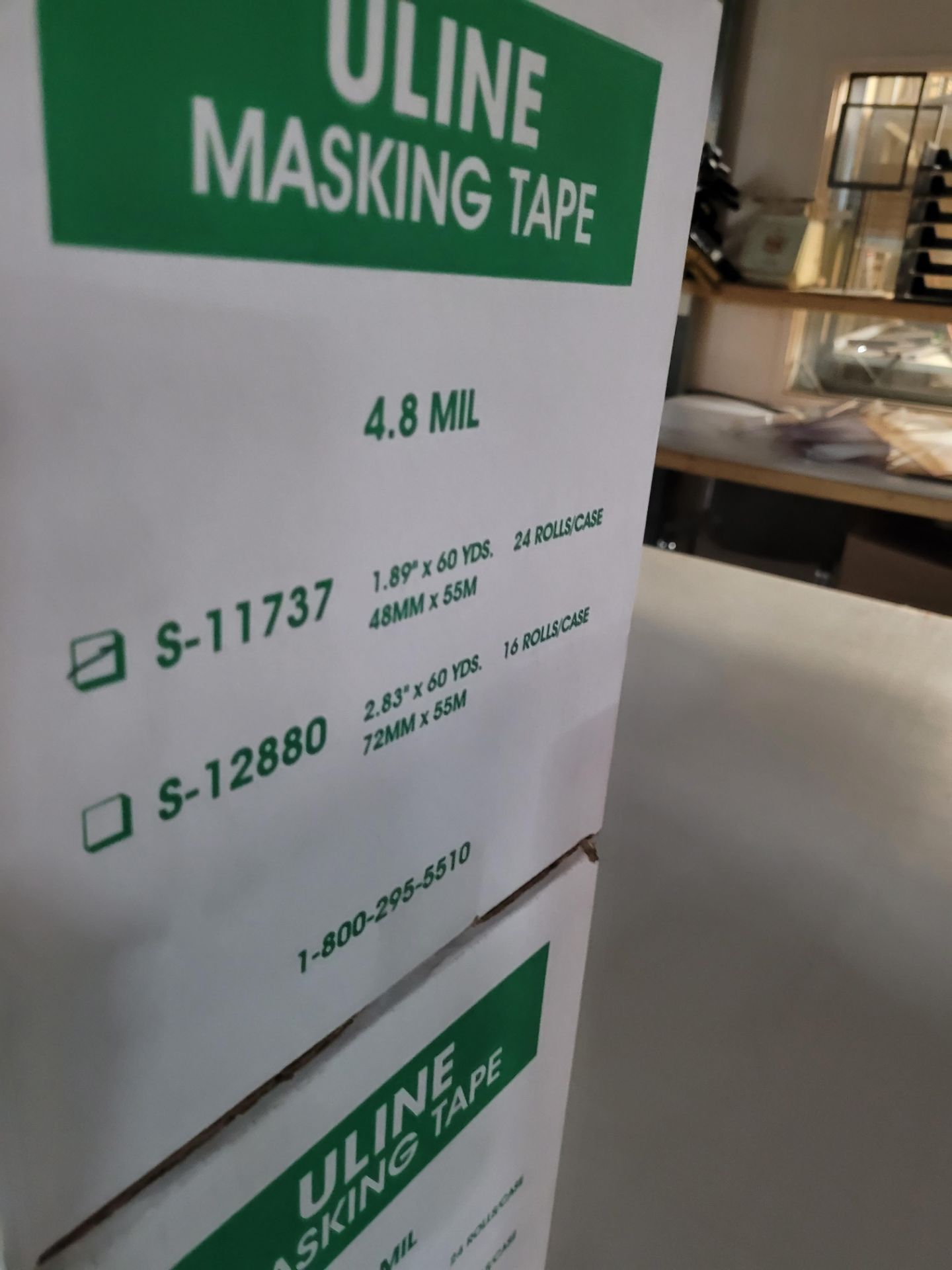 (2) Cases of ULINE mod. S11737 4.8mil masking tape - Image 3 of 4