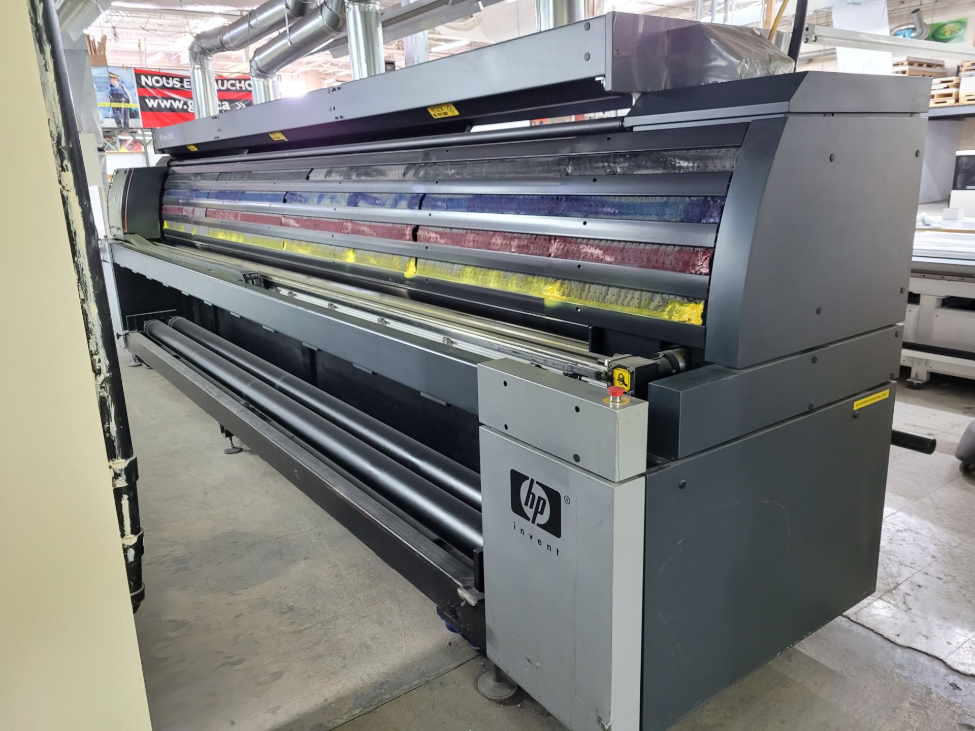 HP SCITEX mod. XL1500 5M 4 -8 color Large Format Industrial Printer, ser. 2965 – Not in use, repair - Image 2 of 19