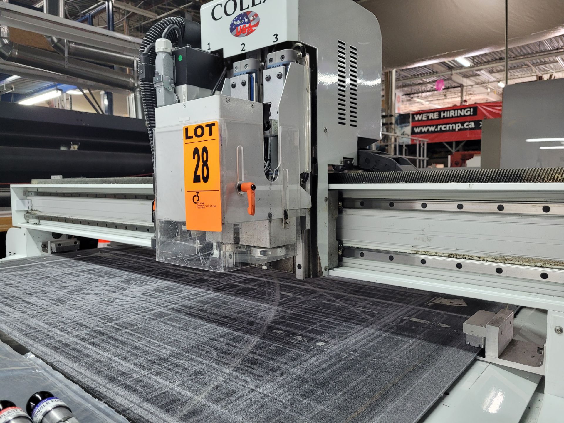 2017 COLEX SHARPCUT Flatbed CNC Router mod. FBCC 5x10, w/ (6) knives, PC hardware and any installed - Image 22 of 32