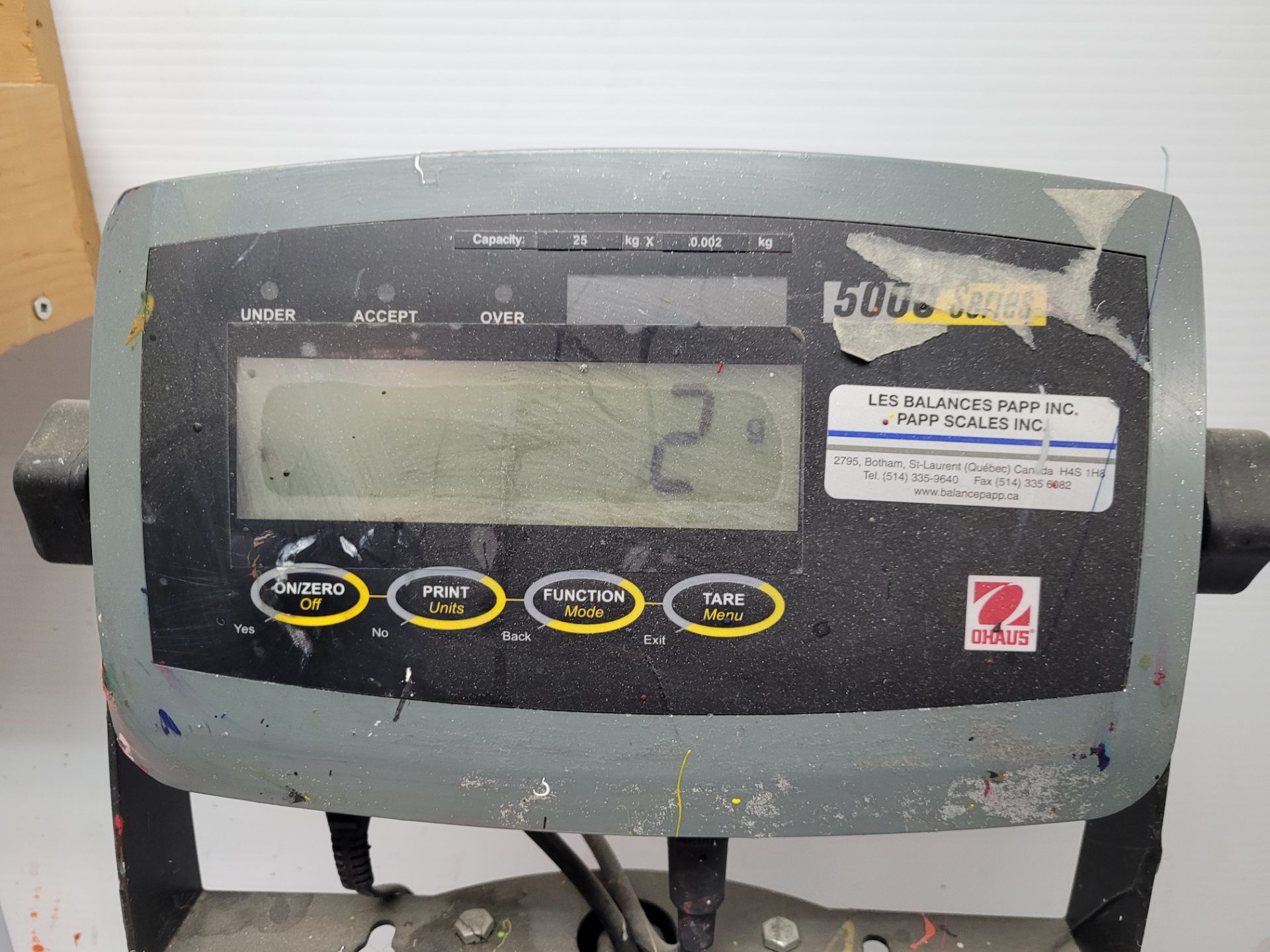 OHAUS 5000 Series Platform Bench Scale - Image 4 of 4