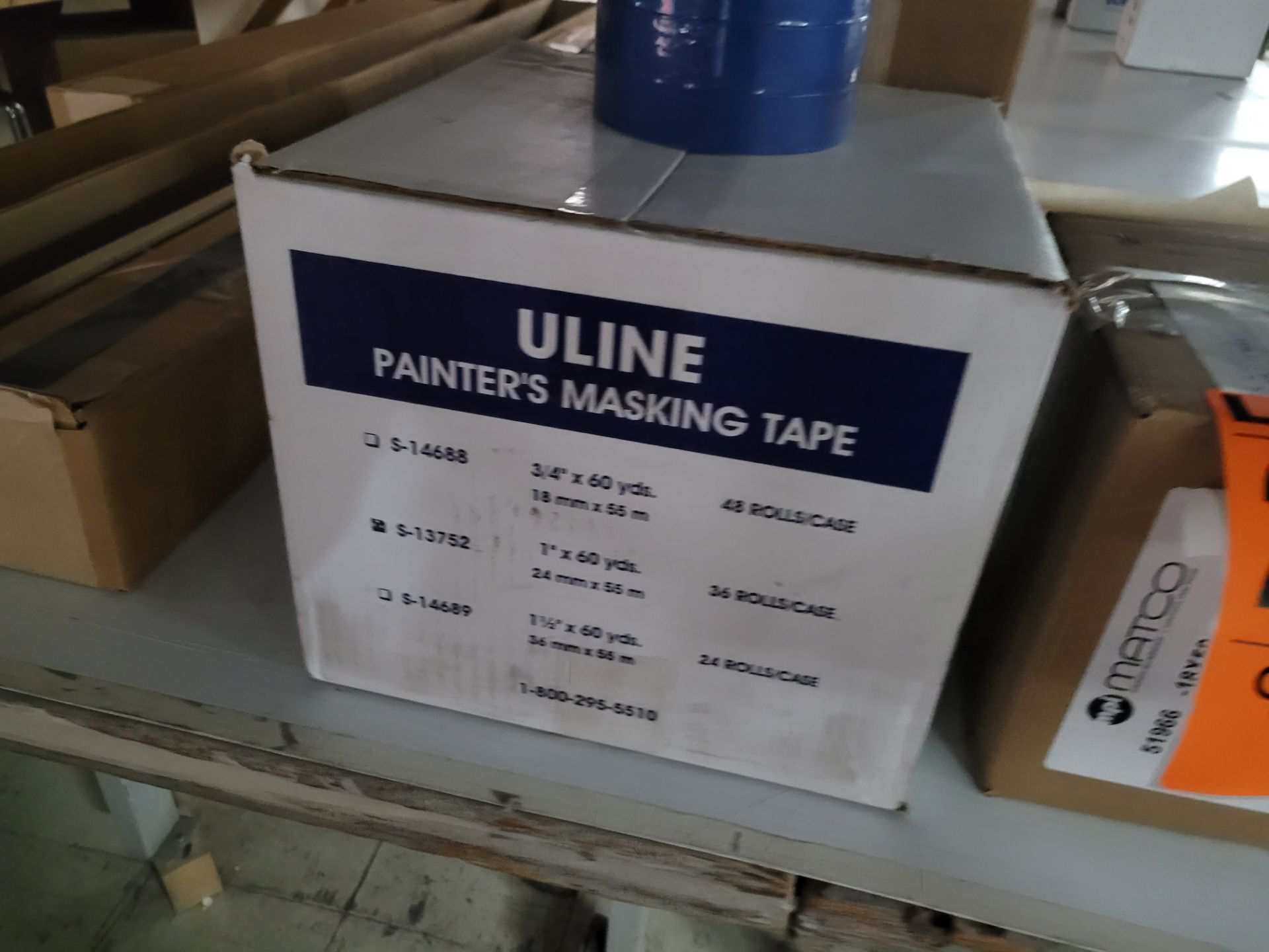 Lot of (4) cases of tape incl. (1) ULINE Painters tape, (2) cases MATCO mod. 51966 Transparent 7.9 m - Image 4 of 4