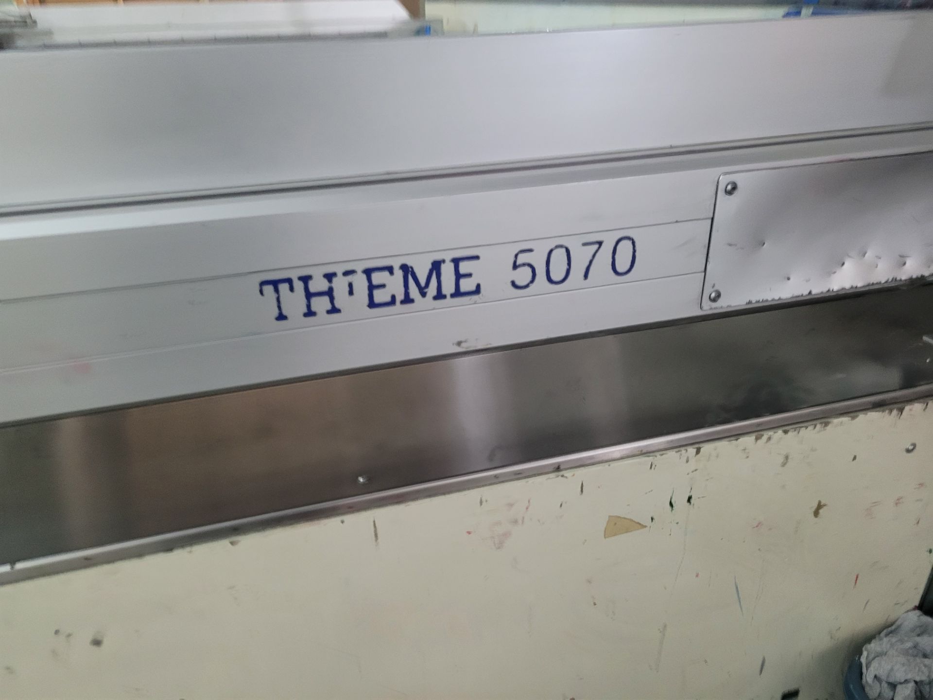 Section of THIEME 5070 Screen-Printing Line - Screen-Printing Unit, UV Dryer, Controls, Power Units - Image 4 of 14