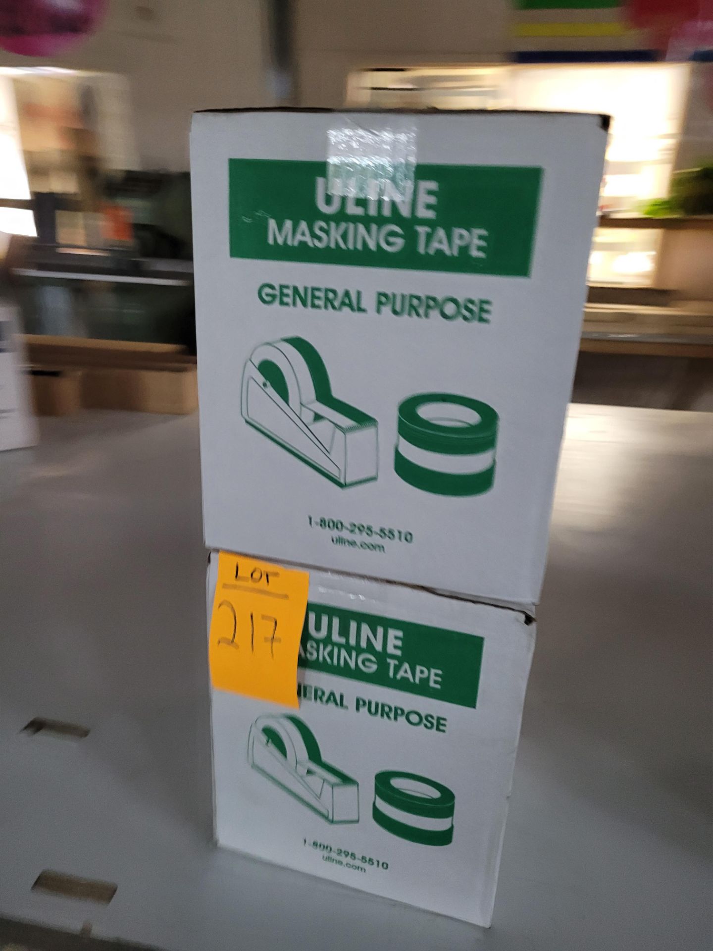 (2) Cases of ULINE mod. S11737 4.8mil masking tape