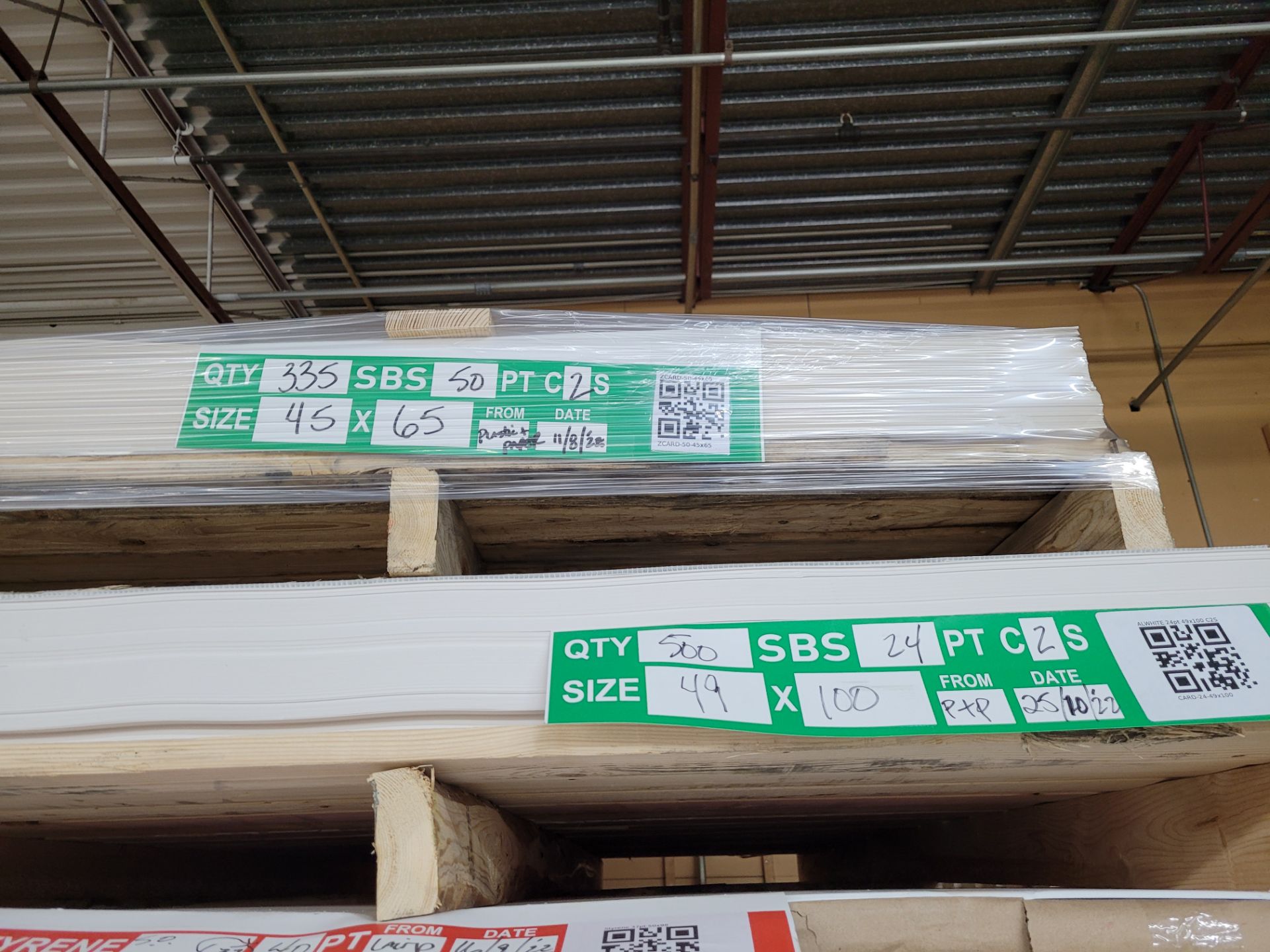 Lot of (4) pallets of COROPLAST and SBS Sheets, incl. (46) COROPLAST 4mm, 50x98 sheets and (34) CORO - Image 4 of 4