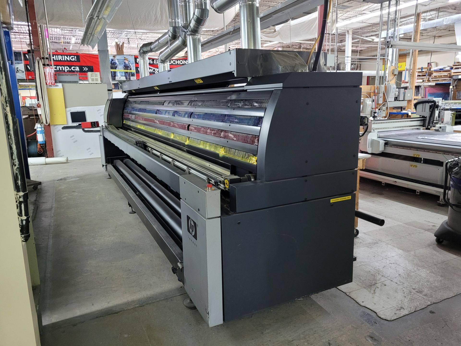 HP SCITEX mod. XL1500 5M 4 -8 color Large Format Industrial Printer, ser. 2965 – Not in use, repair - Image 12 of 19