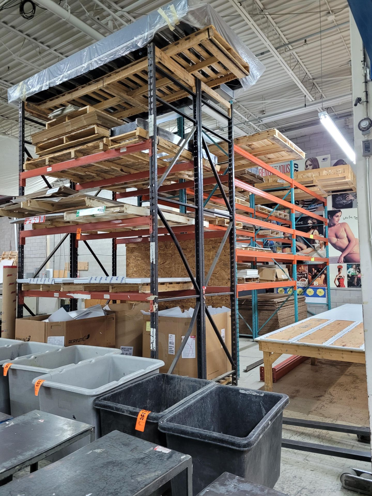 Lot of (6) Sections of Pallet Racking incl. (10) Uprights, (42) beams. Subject to late removal - Image 3 of 4