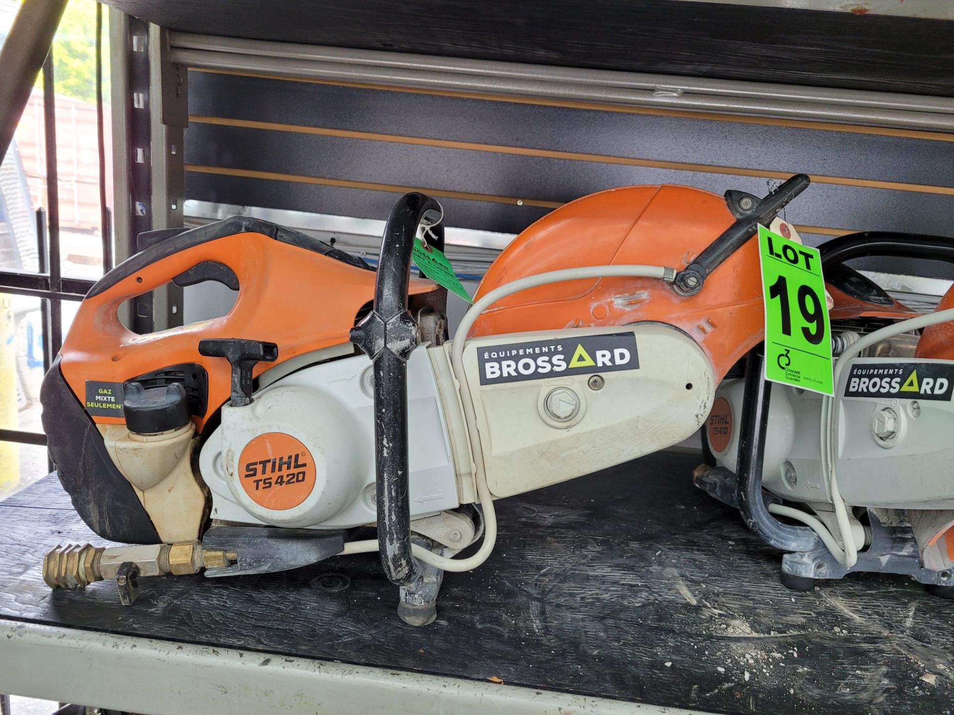 STIHL mod. TS420 14" Cutquik Cut-Off Machine, gas powered