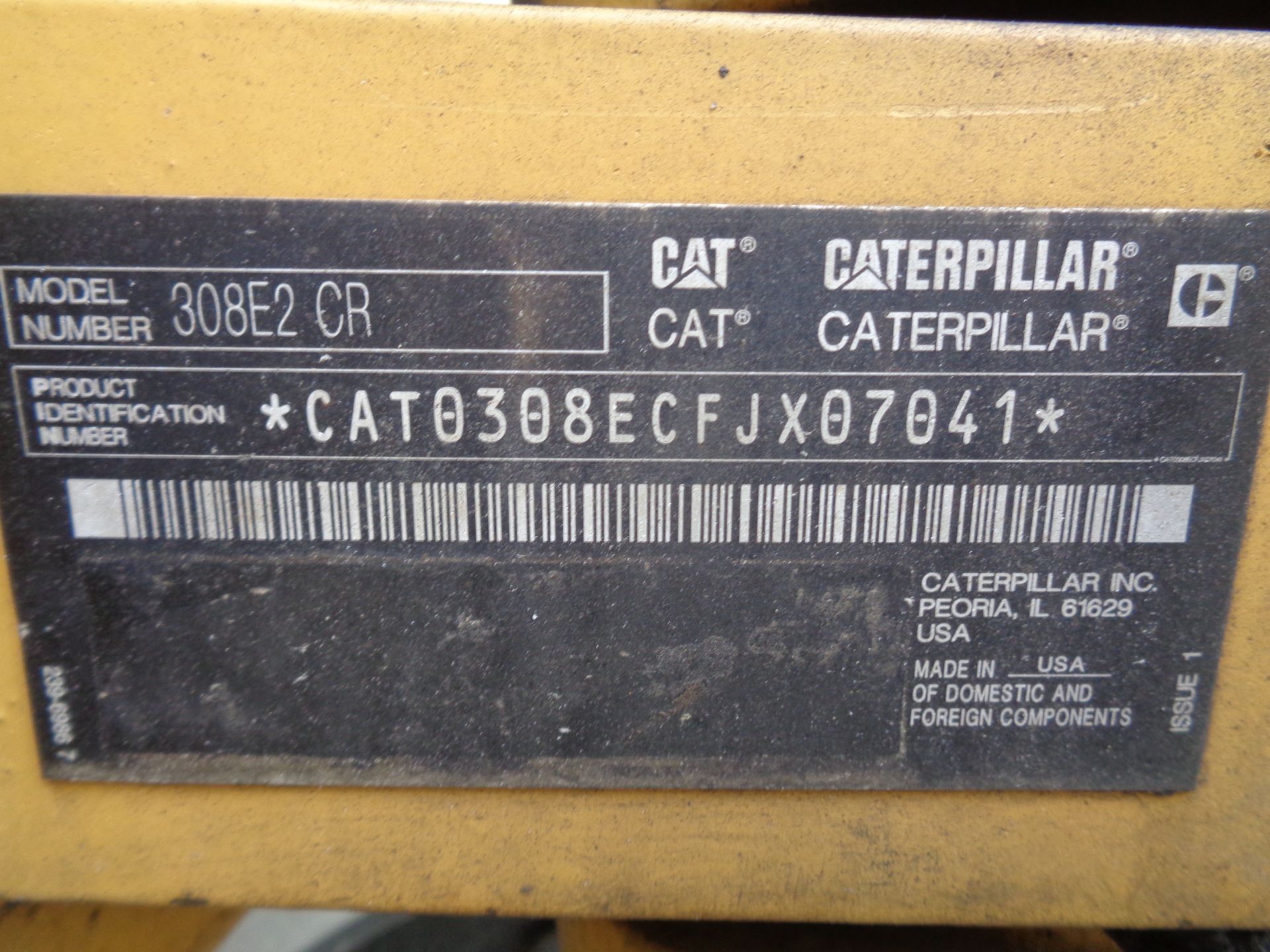 2017 Caterpillar 308E2CR Hydraulic Excavator - Image 9 of 9