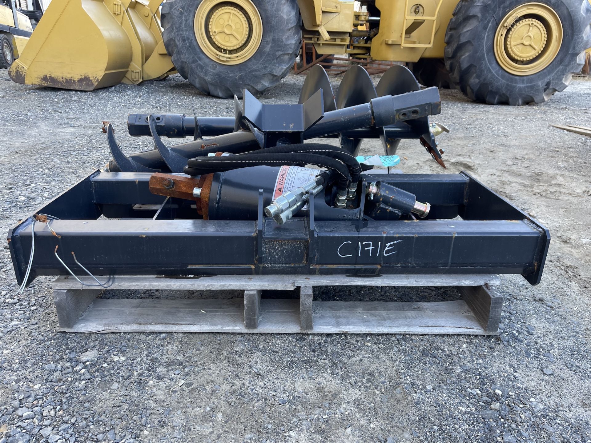 New Wolverine Auger Skid Steer Attachment (C171E) - Image 2 of 11