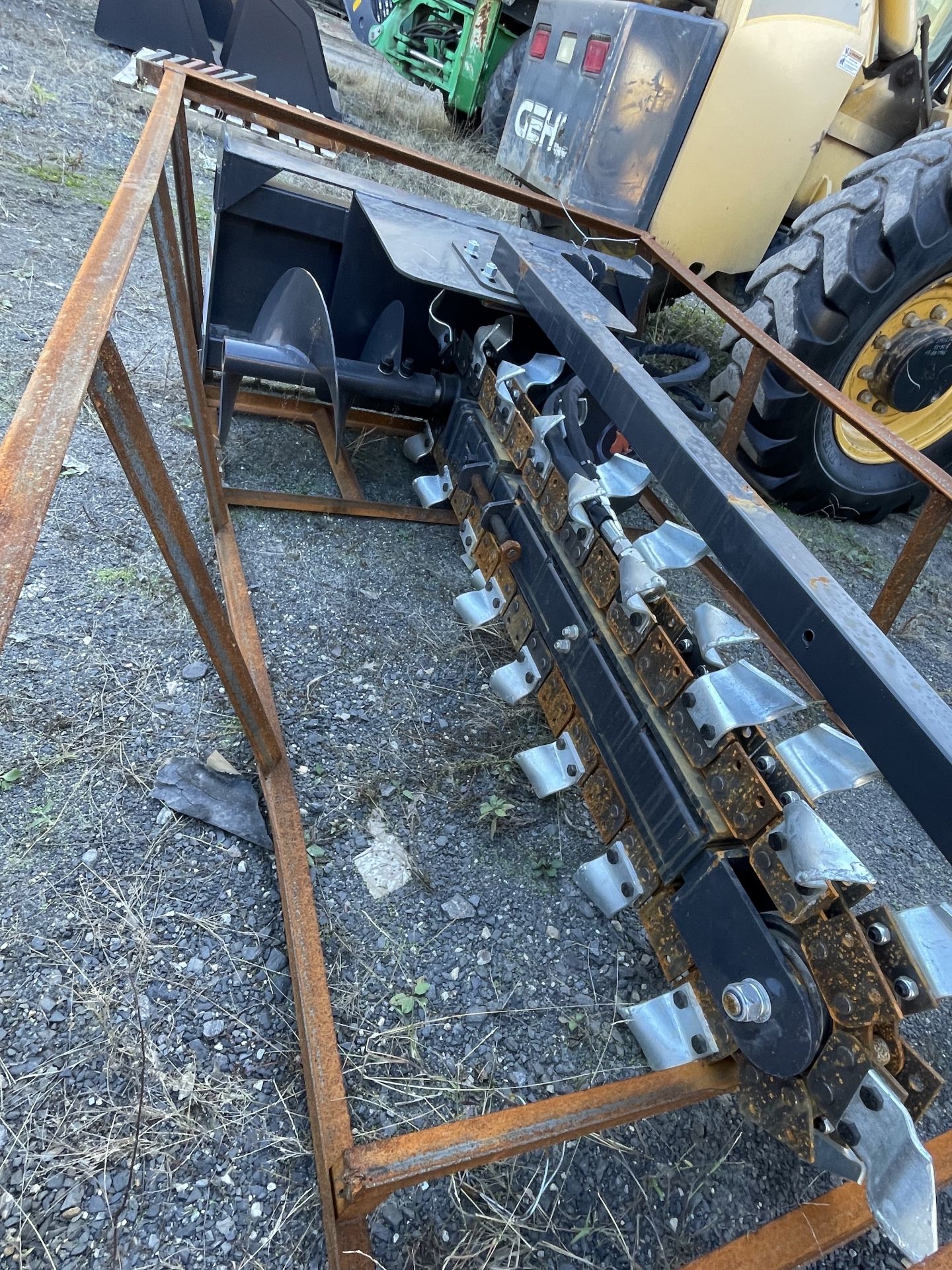 Wolverine Trencher Skid Steer Attachment (C193E) - Image 2 of 9