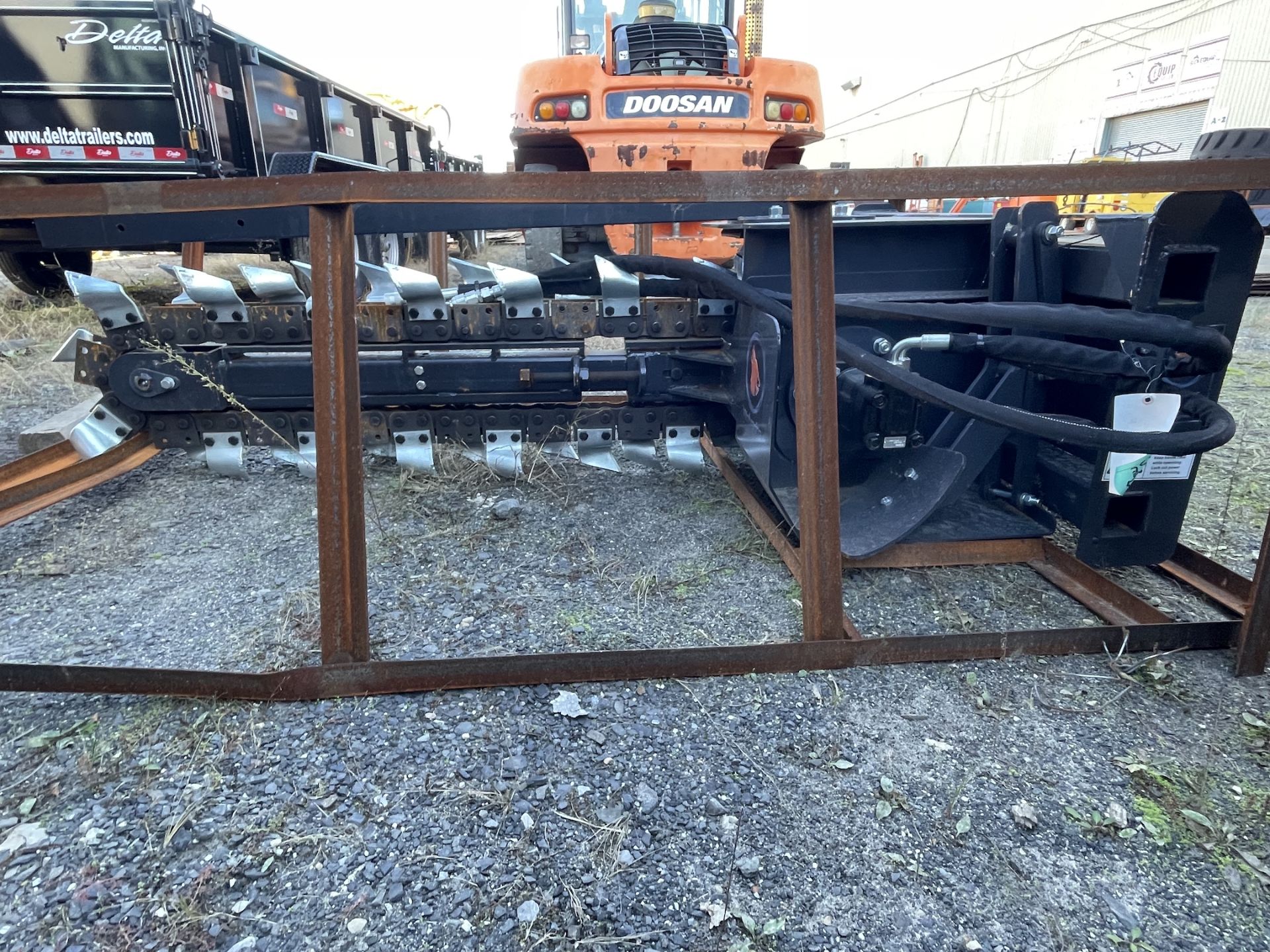 Wolverine Trencher Skid Steer Attachment (C193E) - Image 6 of 9