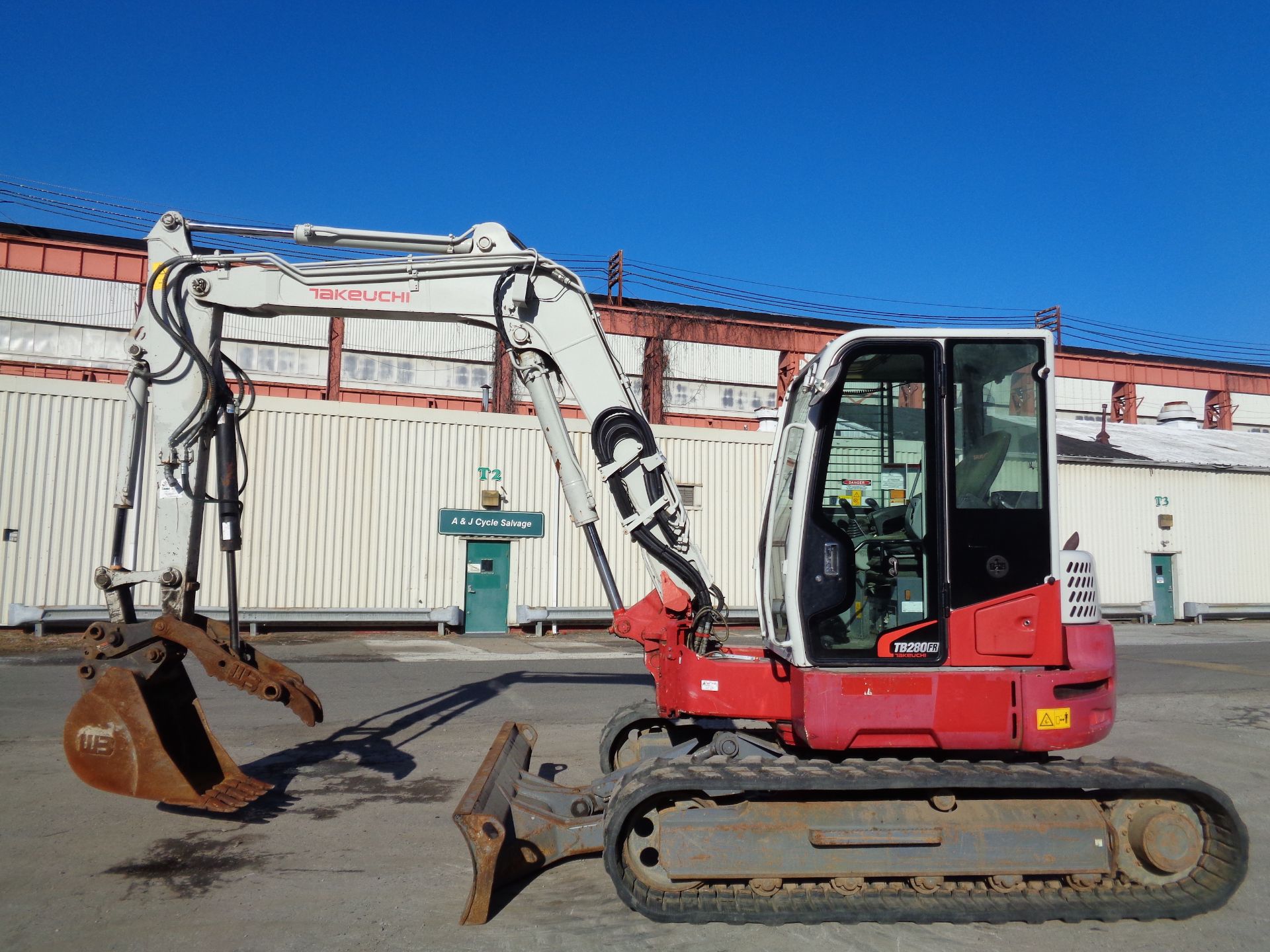 2015 Takeuchi TB280FR Excavator