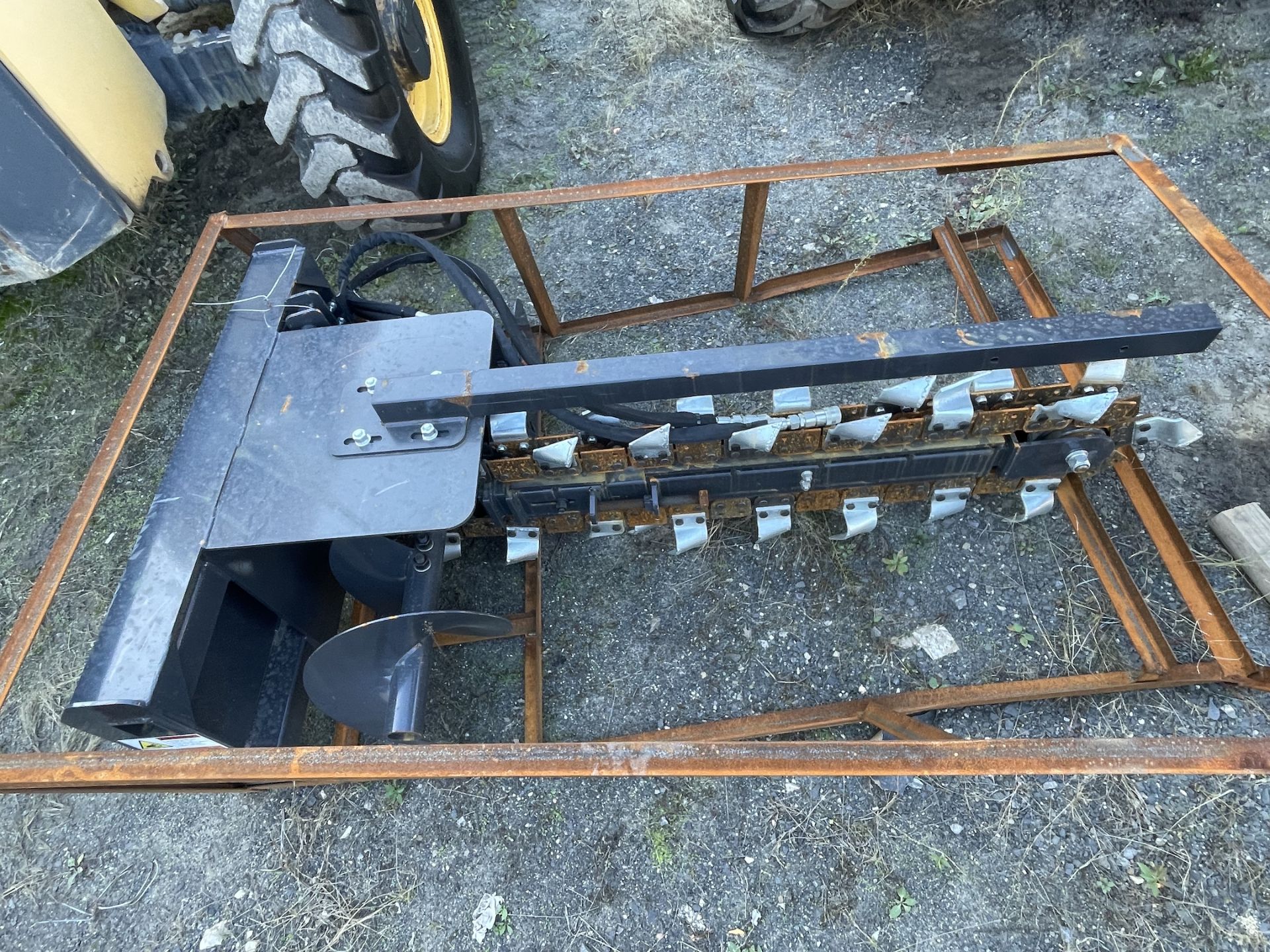 Wolverine Trencher Skid Steer Attachment (C193E) - Image 8 of 9