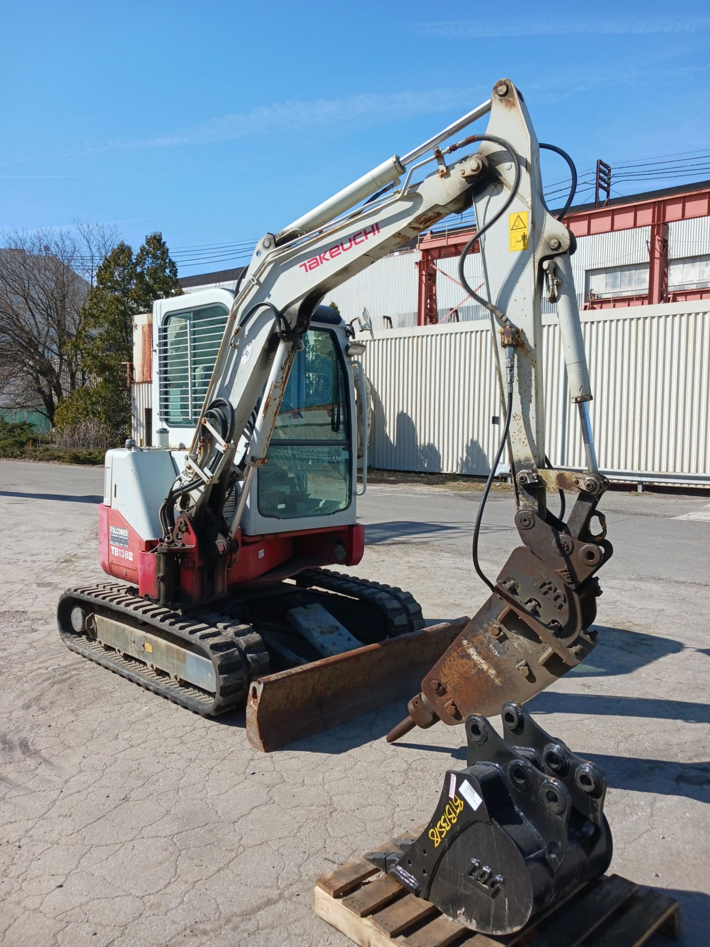 Takeuchi TB138FR Excavator - Image 12 of 14