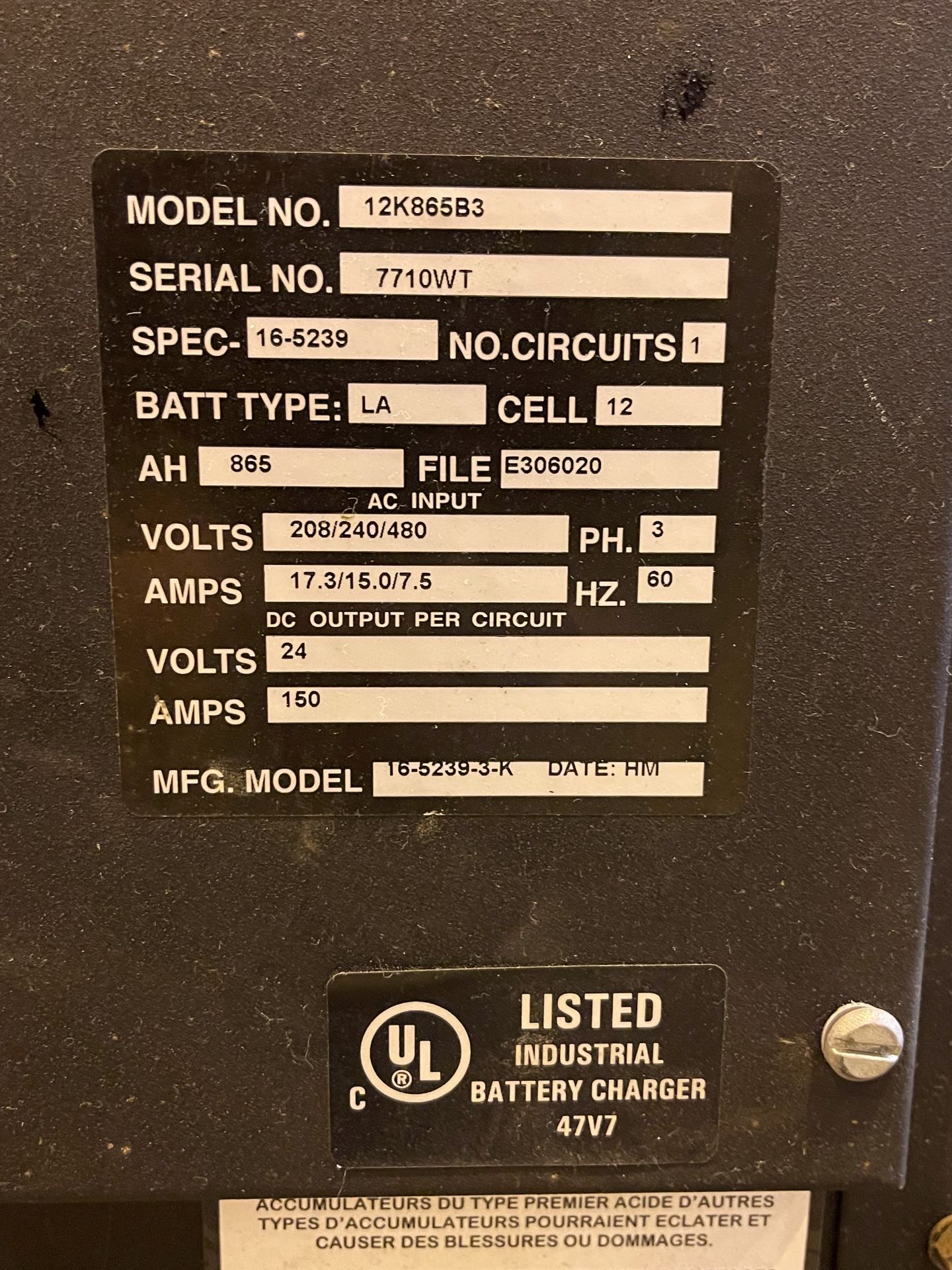 Premier 24 Volt Battery Charger (BS34) - Image 6 of 7