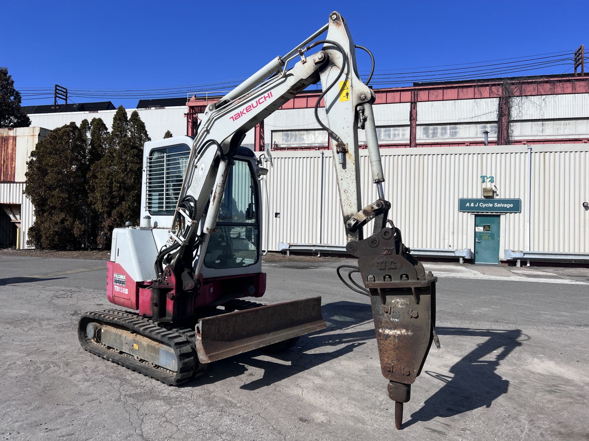 Takeuchi TB138FR Excavator - Image 4 of 14