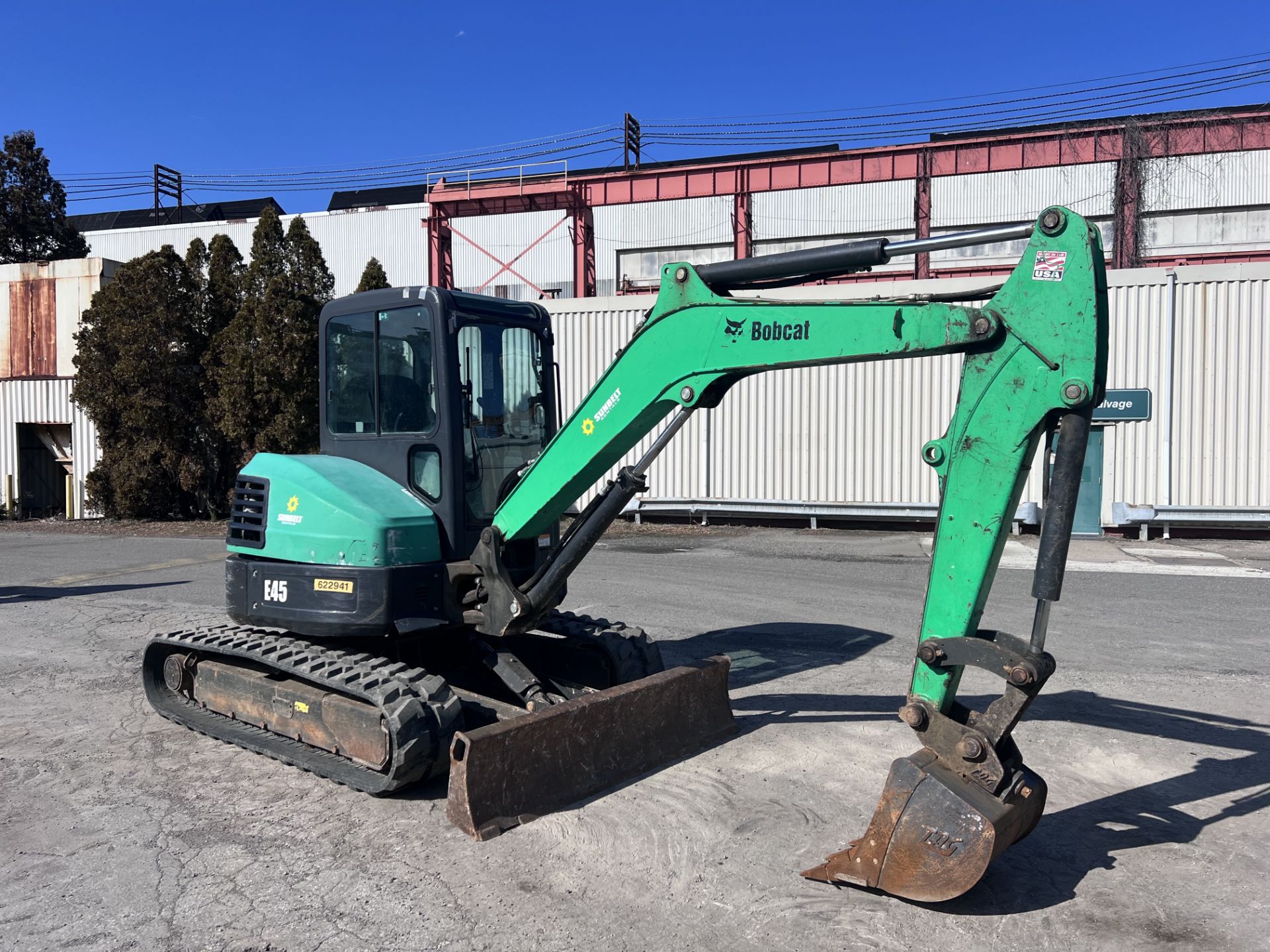 2014 Bobcat E45 Excavator - Image 3 of 8