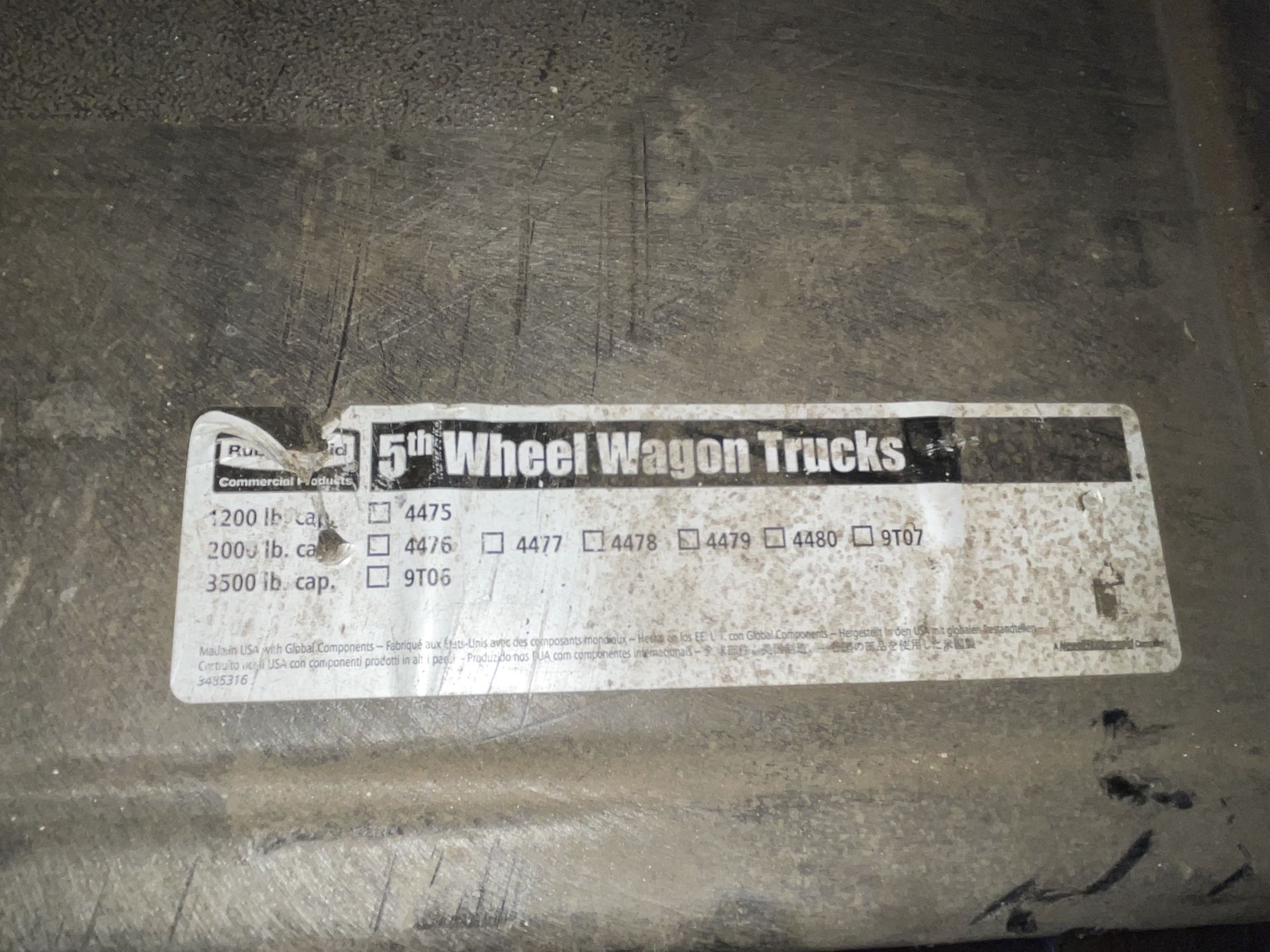 Rubbermade 5th Wheel Wagon Truck (DR126) - Image 3 of 5