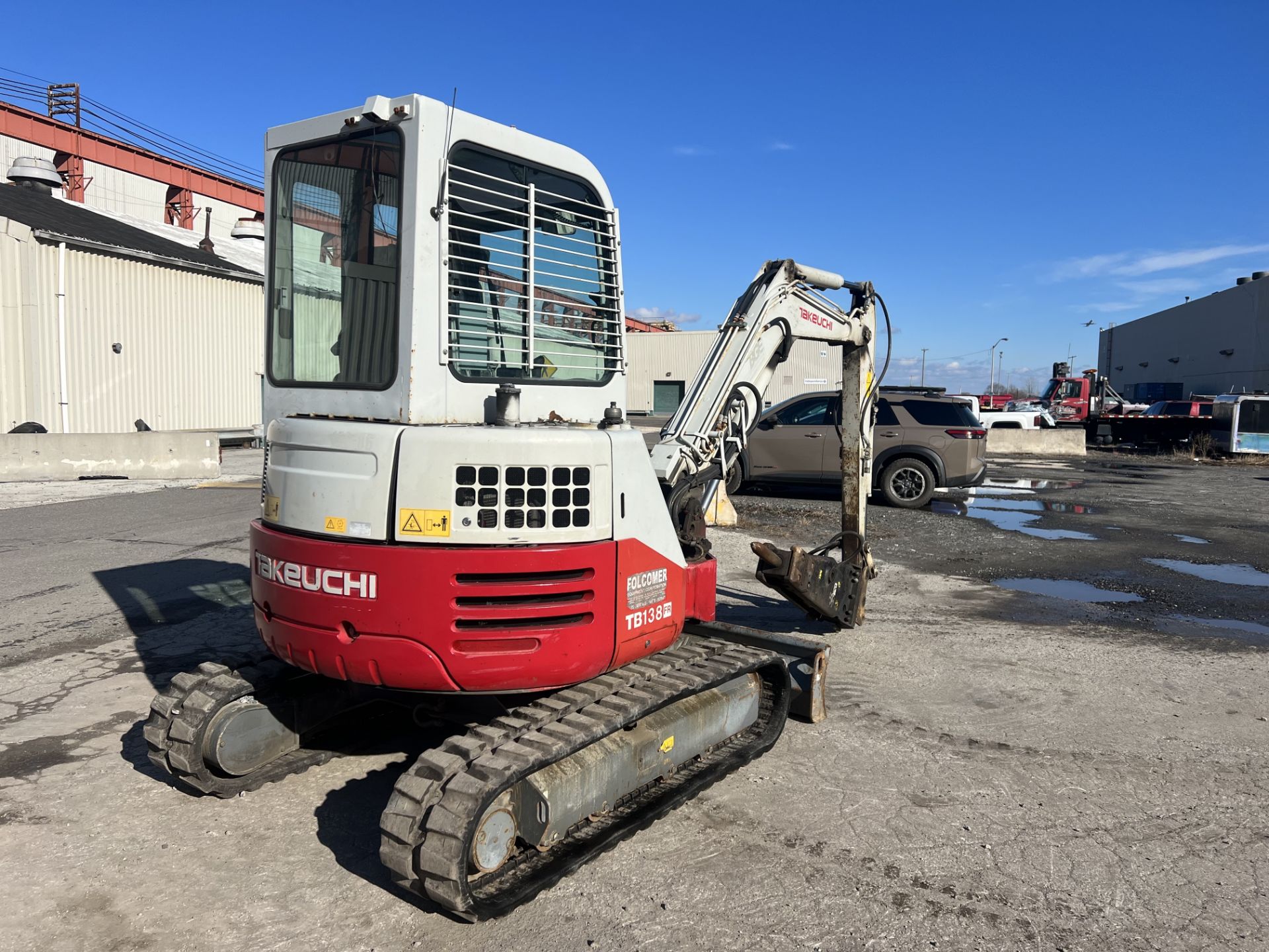 2014 Takeuchi TB138FR Mini Excavator - Image 3 of 10