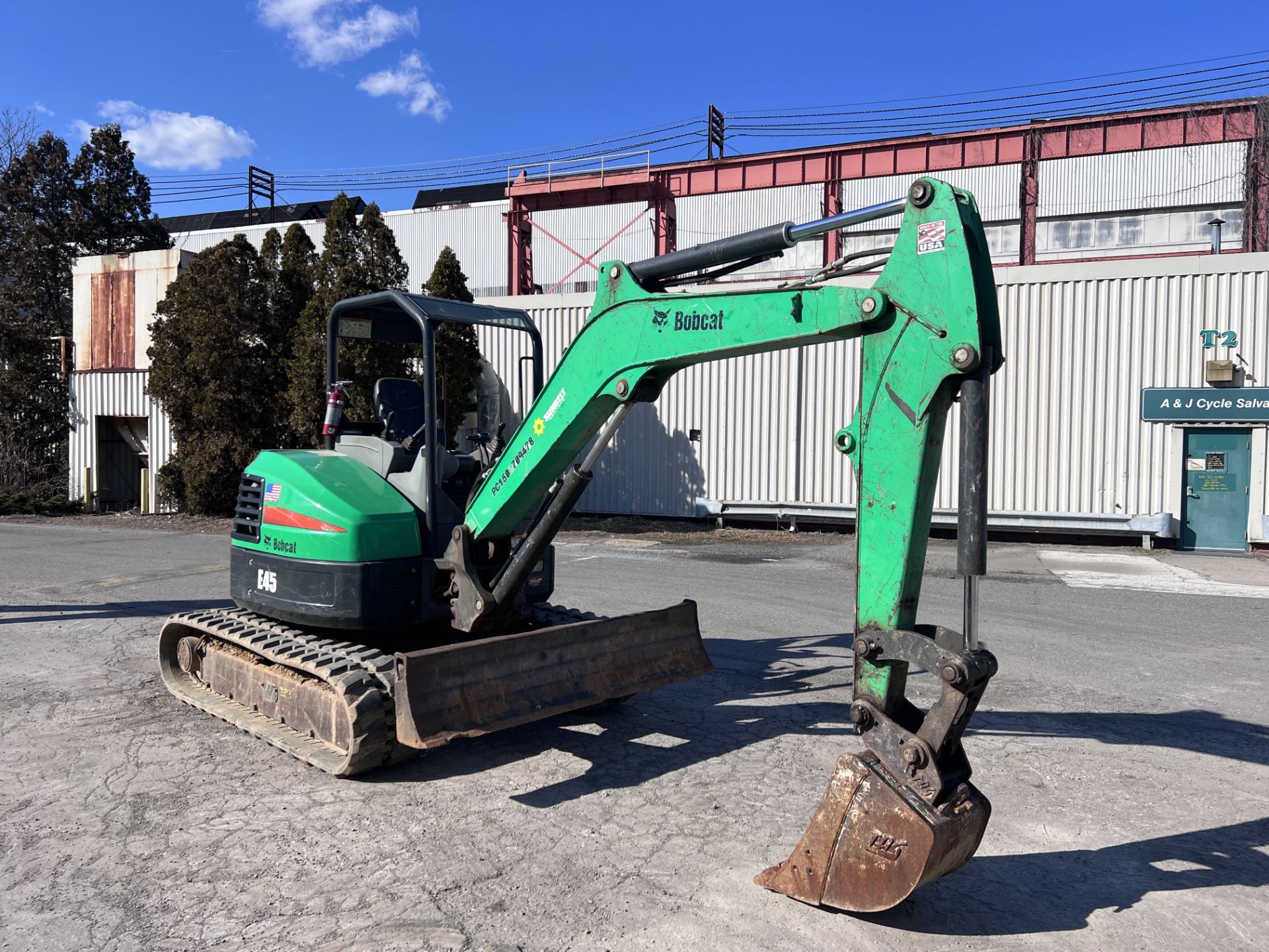 2015 Bobcat E45 Excavator - Image 3 of 8