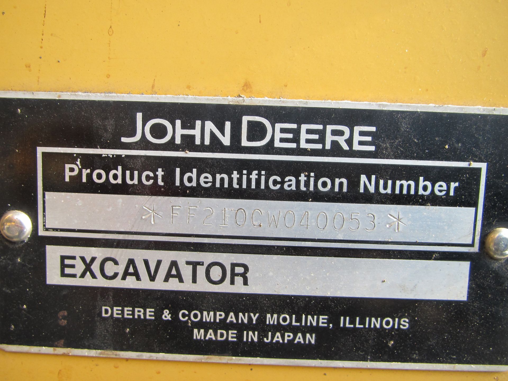 John Deere 210C Rubber Tire Excavator - Image 21 of 24