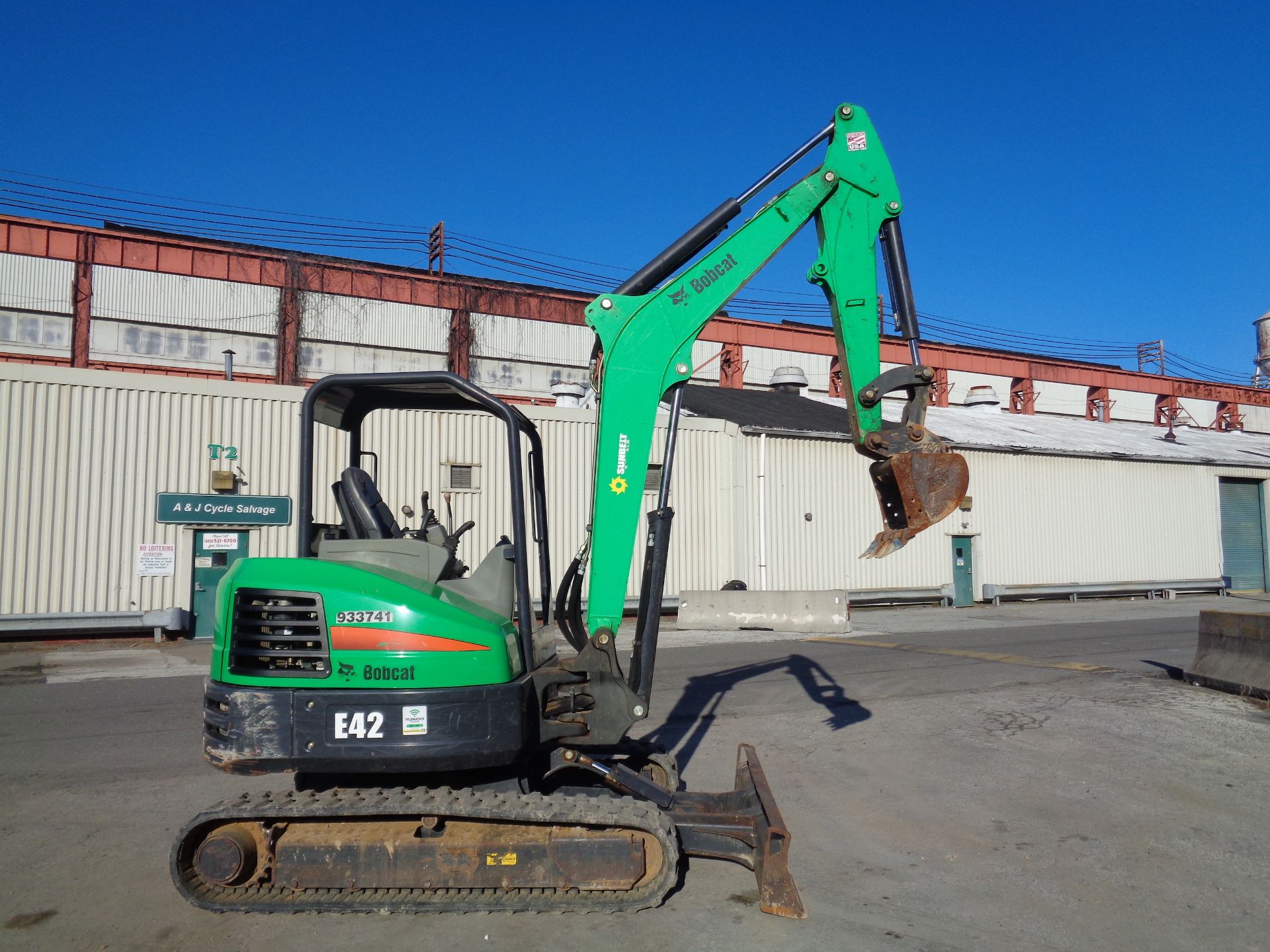 2016 Bobcat E42 Mini Excavator - Image 9 of 16