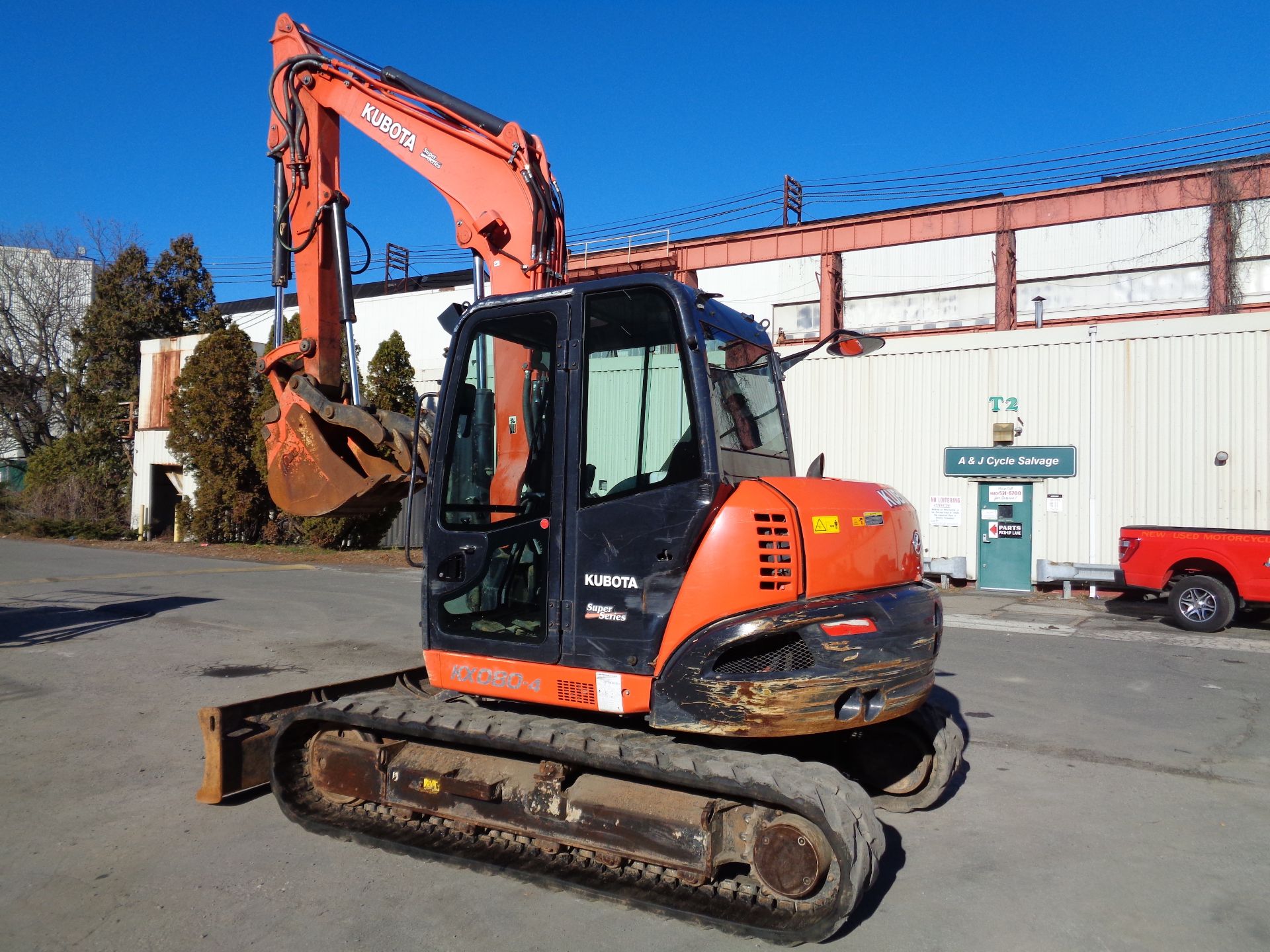 2017 Kubota KX080-4 Excavator - Image 6 of 10