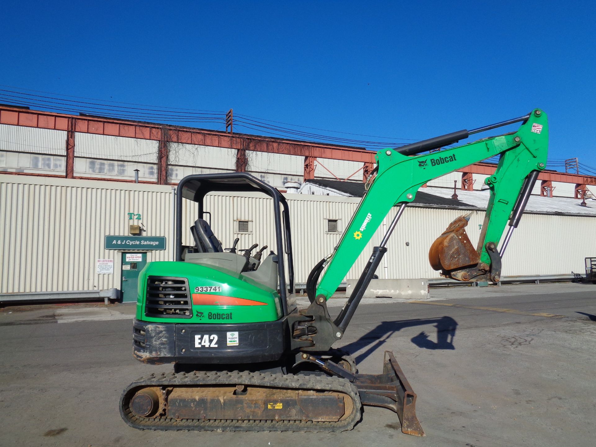 2016 Bobcat E42 Mini Excavator - Image 10 of 16