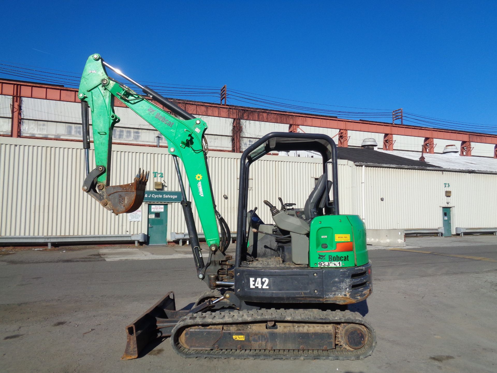 2016 Bobcat E42 Mini Excavator - Image 4 of 16