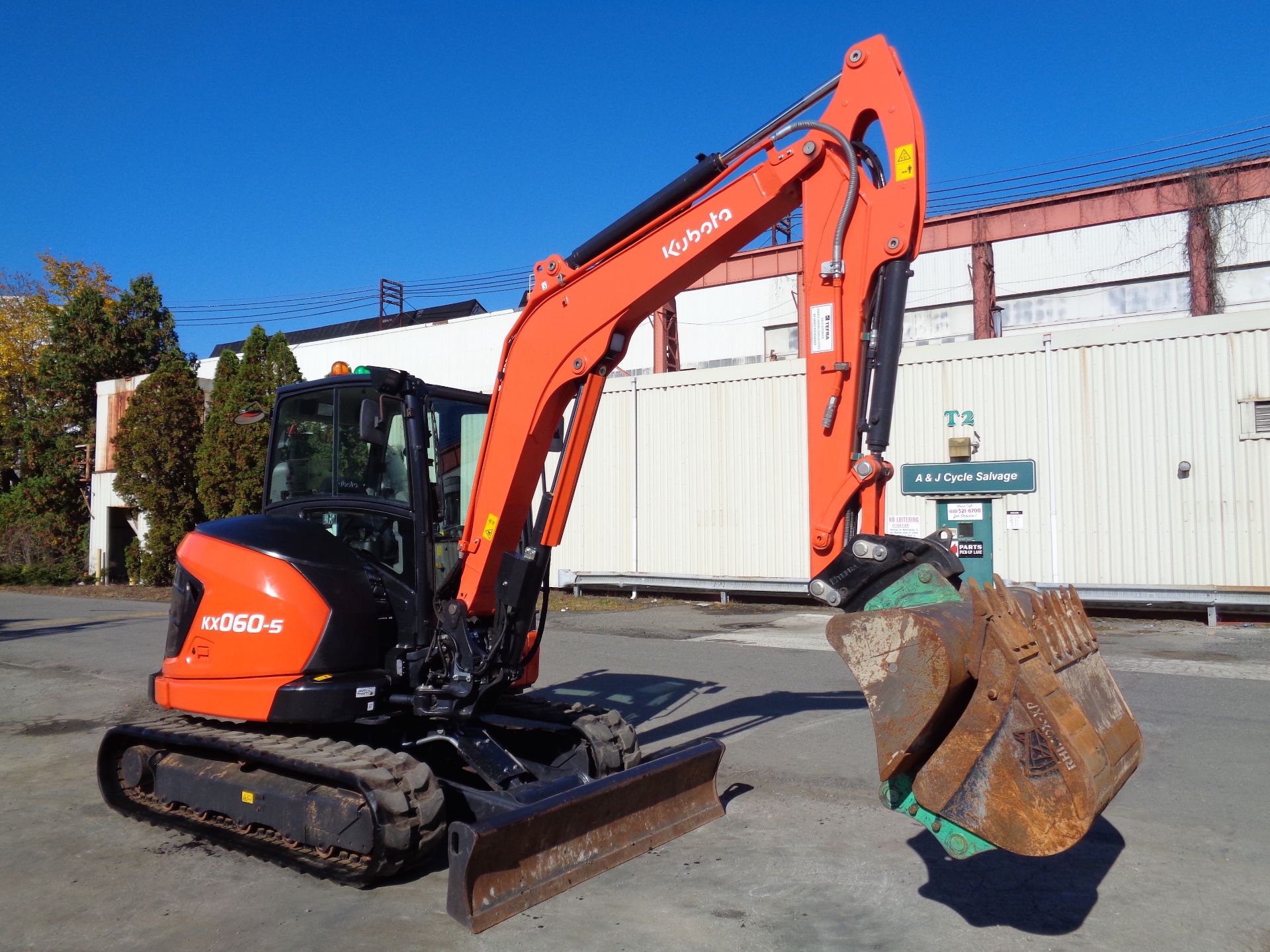 2021 Kubota KX060 Mini Excavator - Image 7 of 13