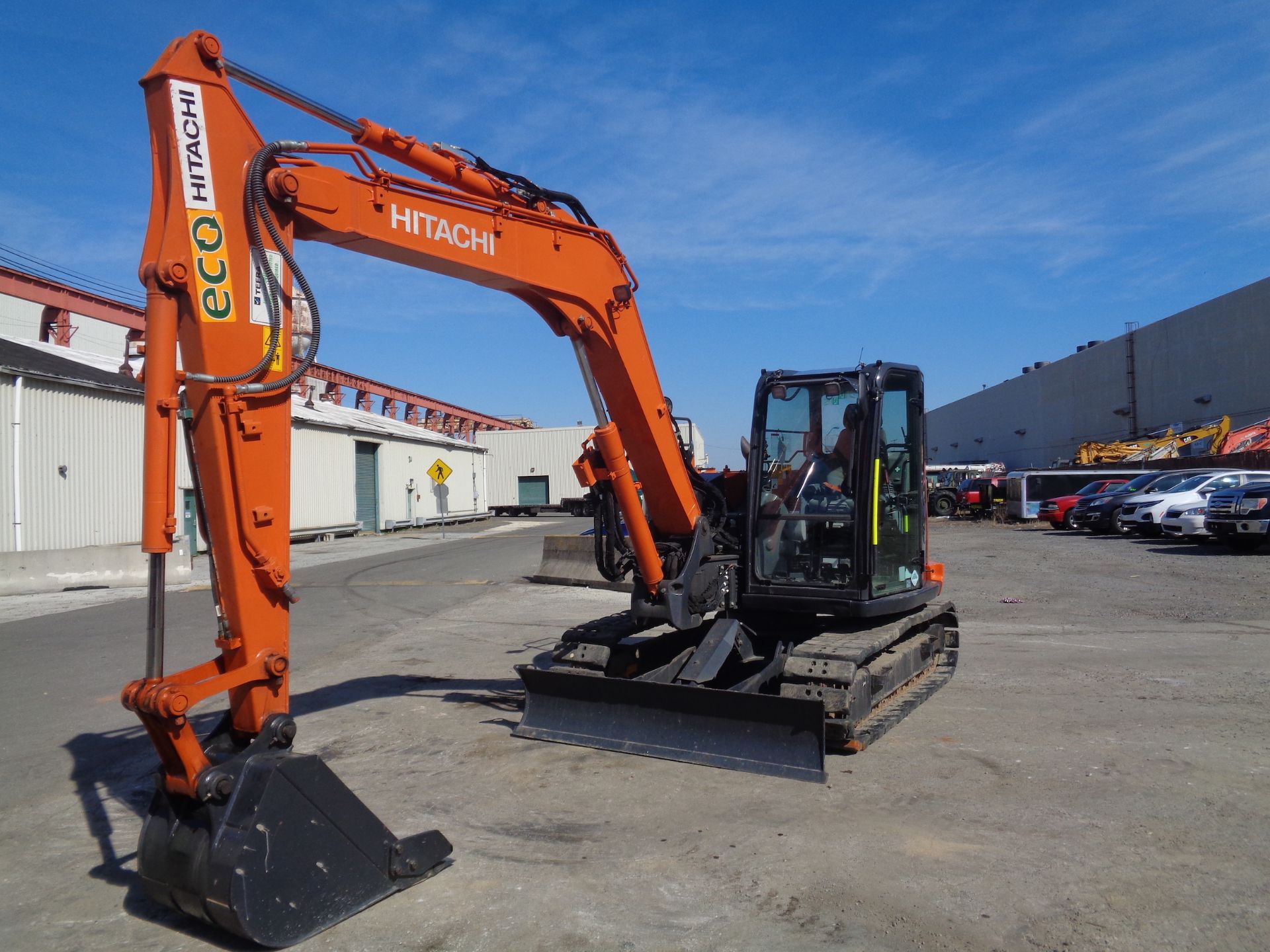 2019 Hitachi ZX85USB6 Excavator - Image 3 of 9