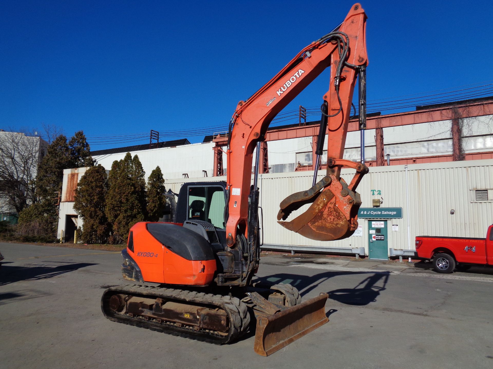 2017 Kubota KX080-4 Excavator - Image 3 of 10