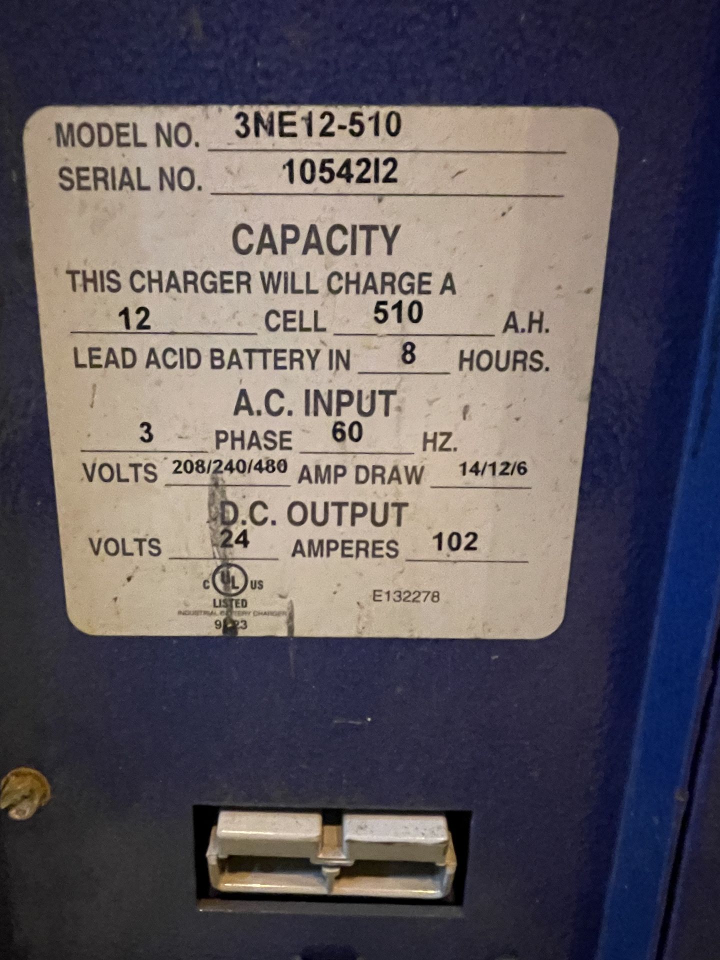 North East 24 Volts Battery Charger (BS31) - Image 8 of 10