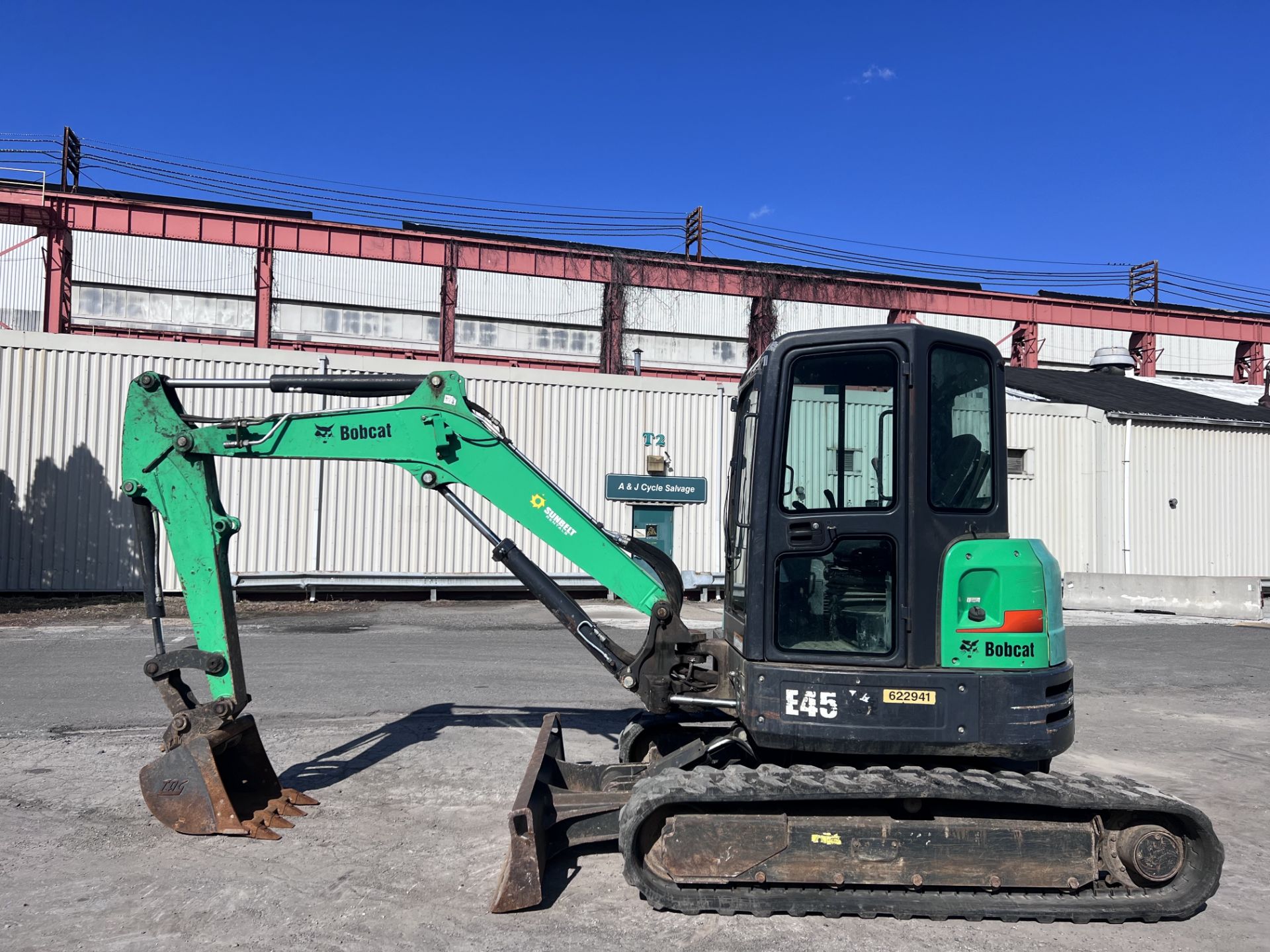 2014 Bobcat E45 Excavator