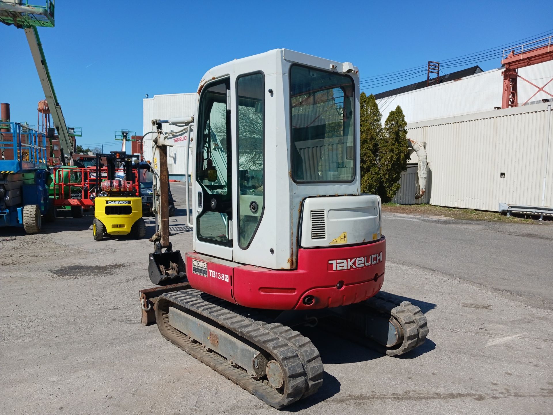 2014 Takeuchi TB138FR Mini Excavator - Image 5 of 8