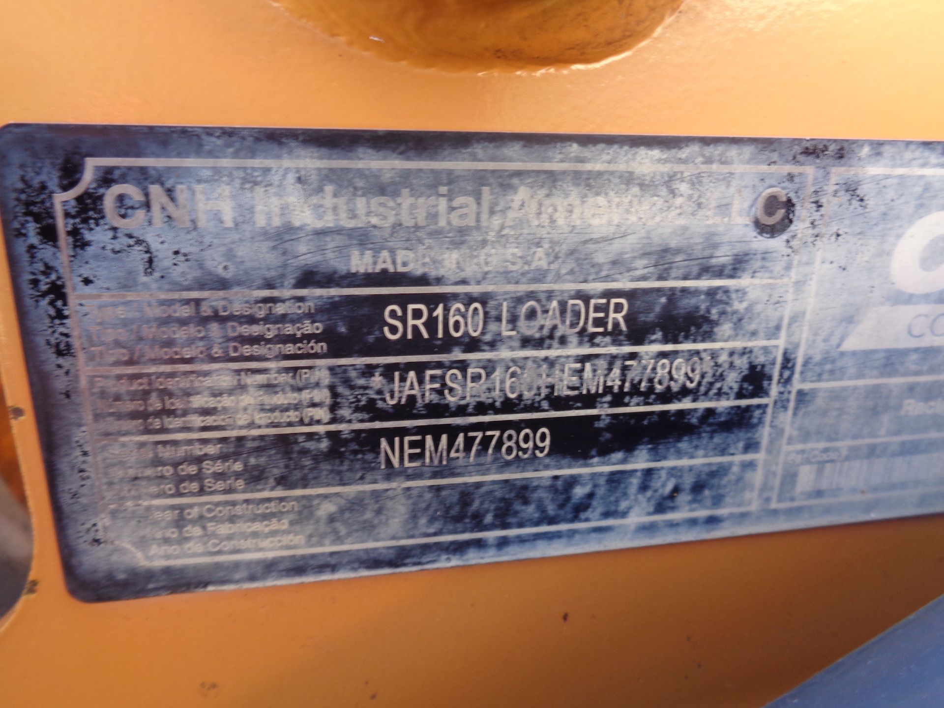 2014 Case SR160 Skid Steer - Image 10 of 10
