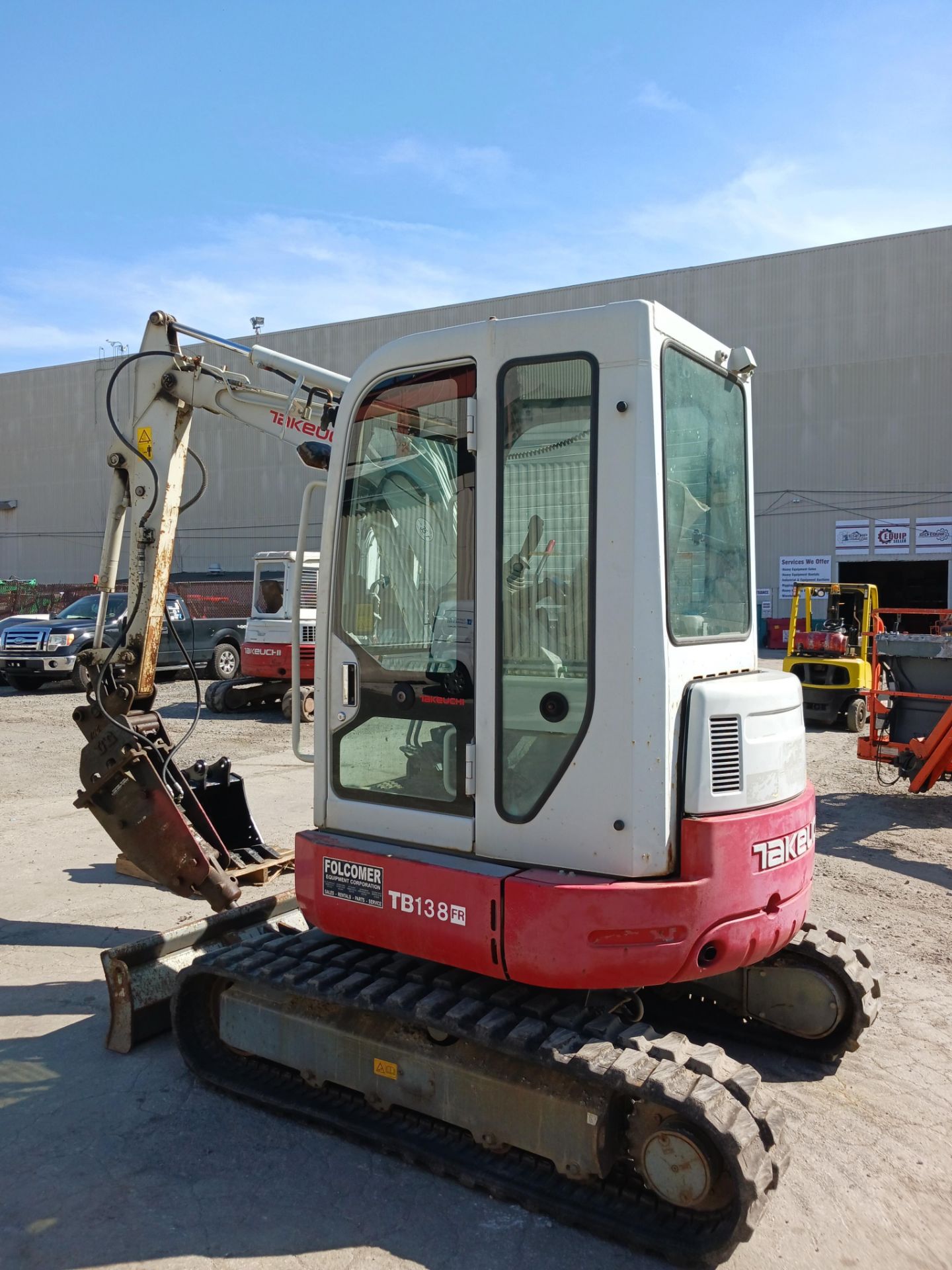 Takeuchi TB138FR Excavator - Image 13 of 14