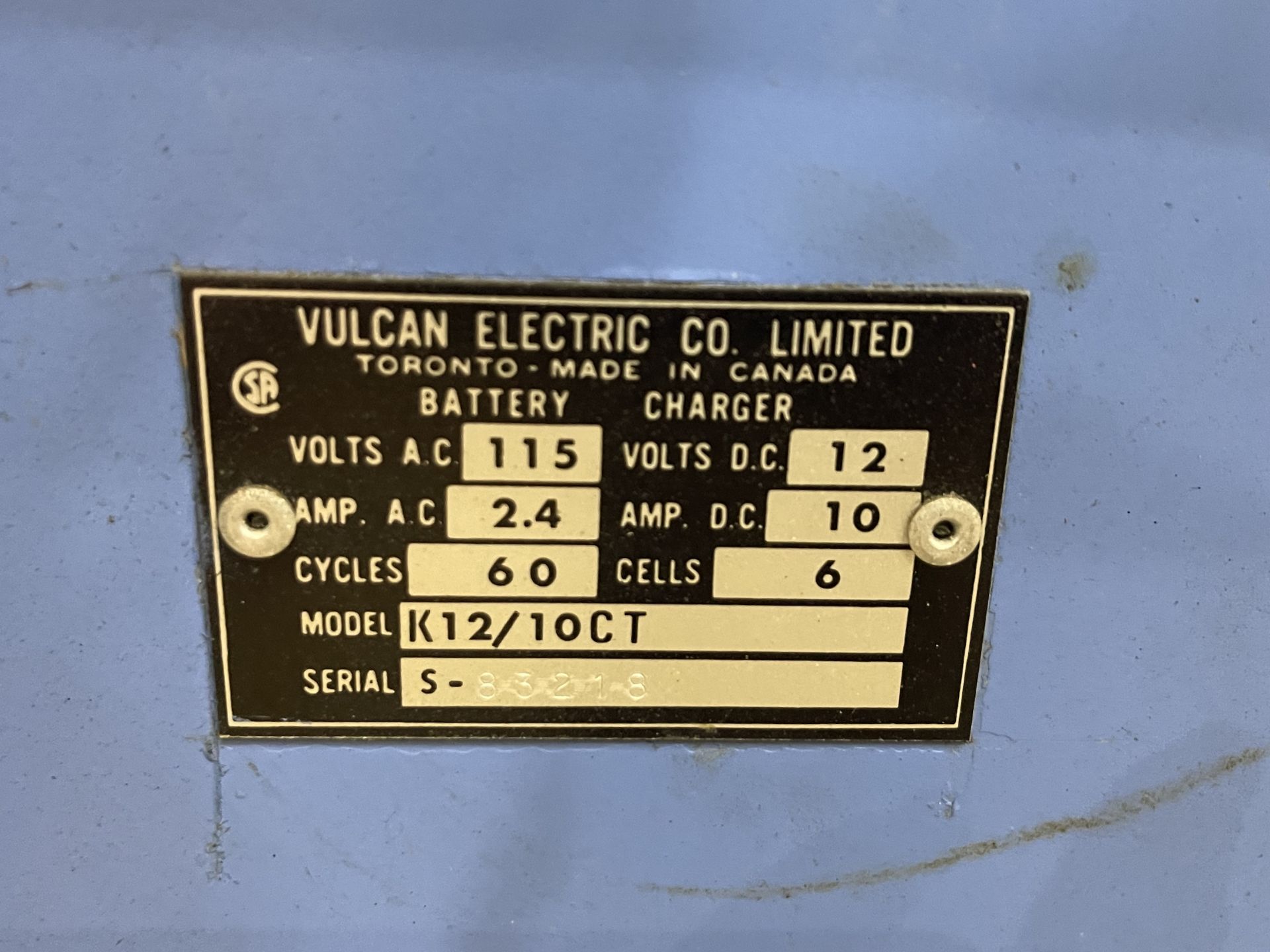 Vulcan K12 Electric Forklift (EH55) - Image 6 of 7